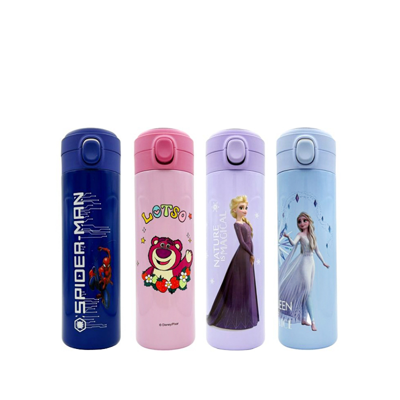 FORME 迪士尼 感溫不鏽鋼保溫 直飲彈跳隨身杯 500ml