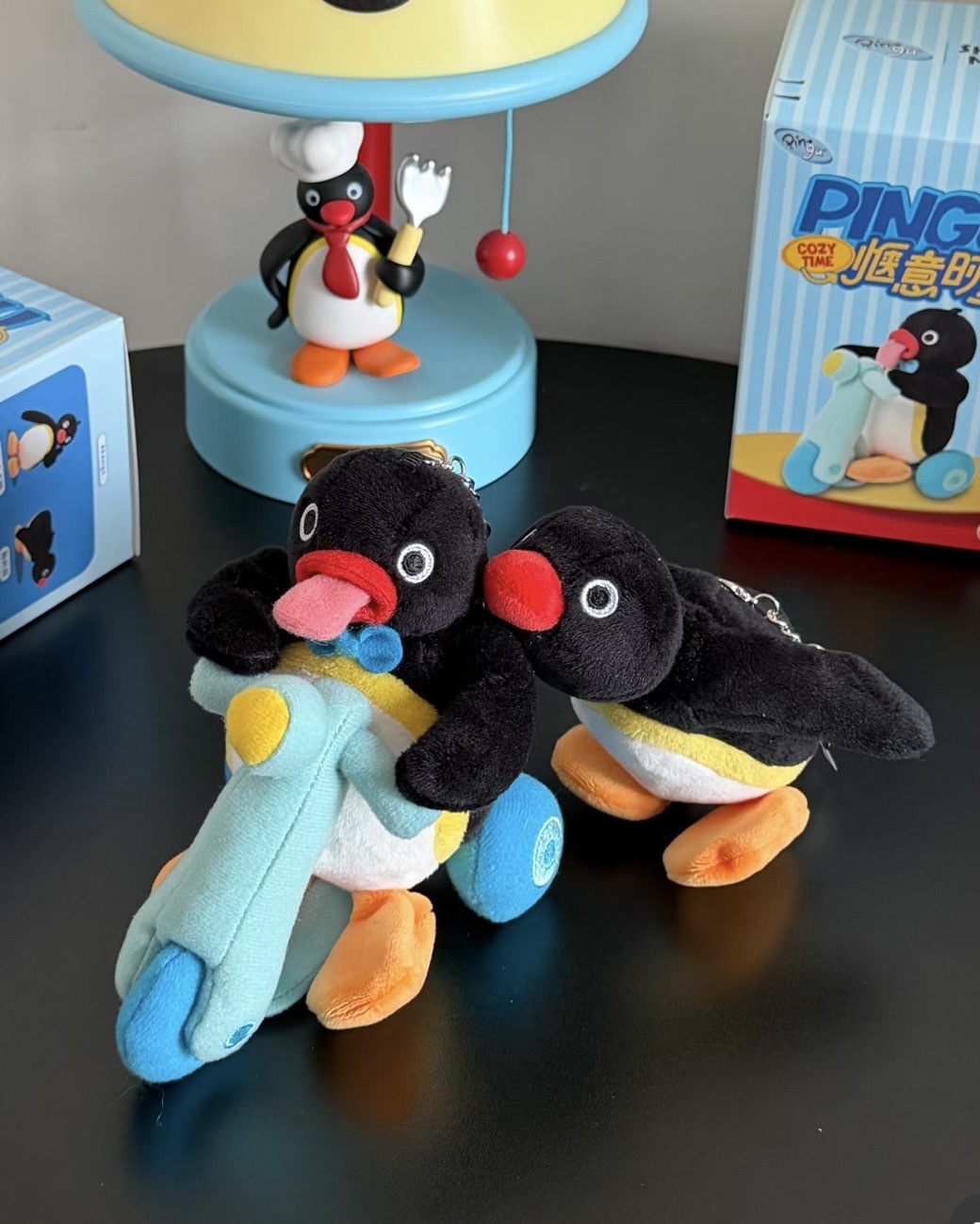 PINGU 企鵝家族 正版授權 愜意時光系列 鑰匙圈 吊飾 盲盒 / 預購