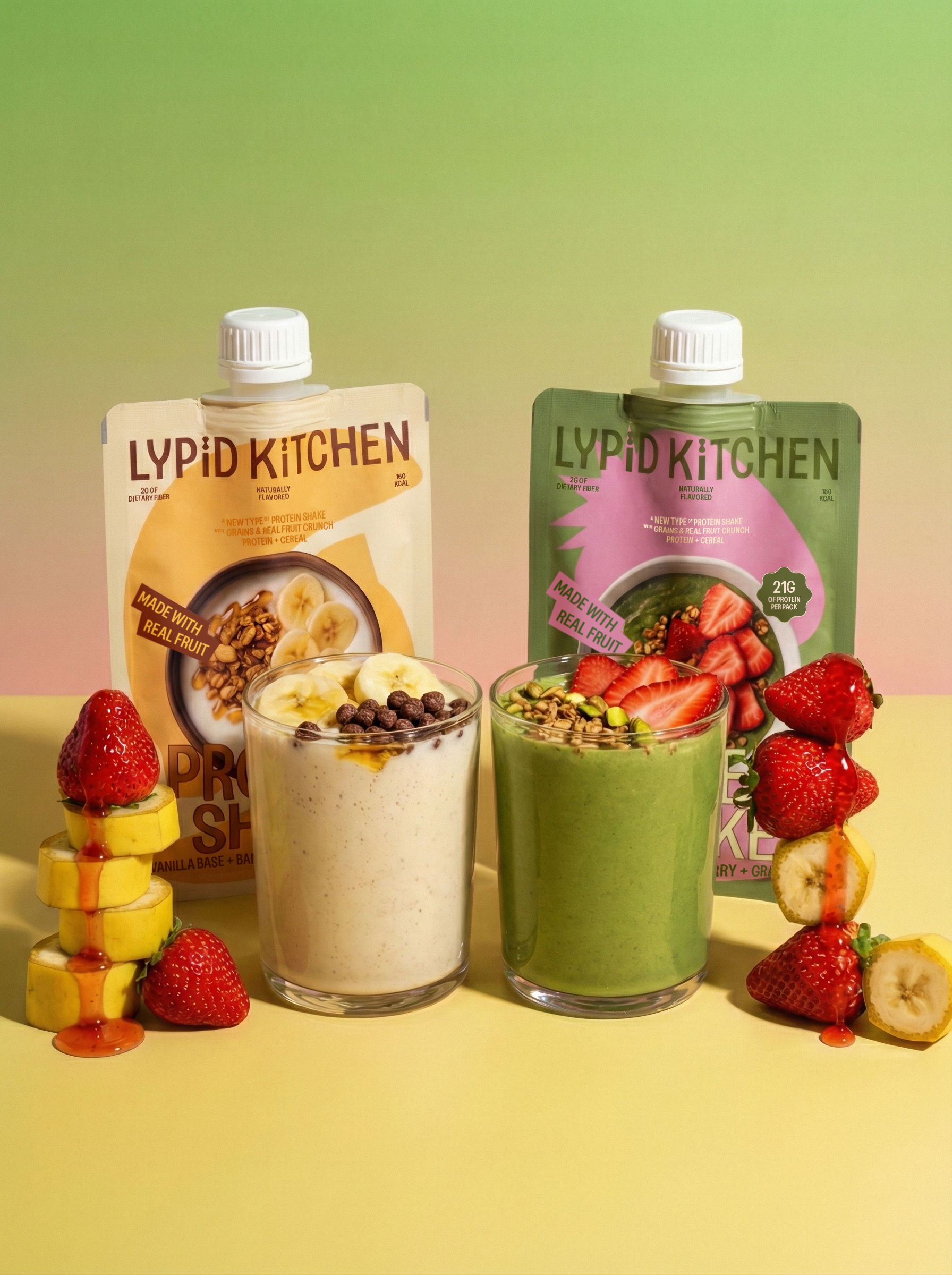 Lypid搖搖蛋白粉(抹茶草莓/香草香蕉)