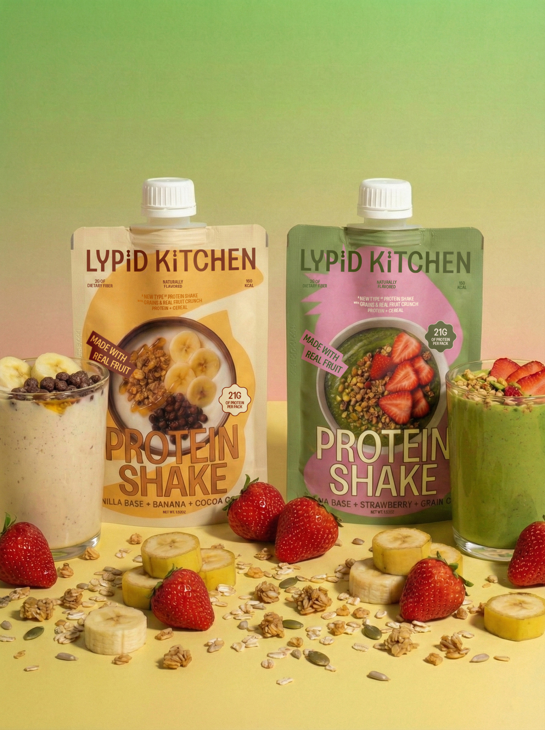 Lypid搖搖蛋白粉(抹茶草莓/香草香蕉)