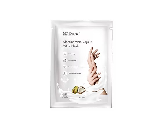 (6823) MC DERMA 蠶絲B3嫩白手膜10片/套