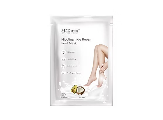(6824) MC DERMAMC DERMA蠶絲B3嫩白足膜10片/套
