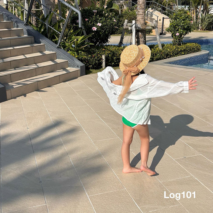 正韓夏log101 兩色海灘的防曬外套