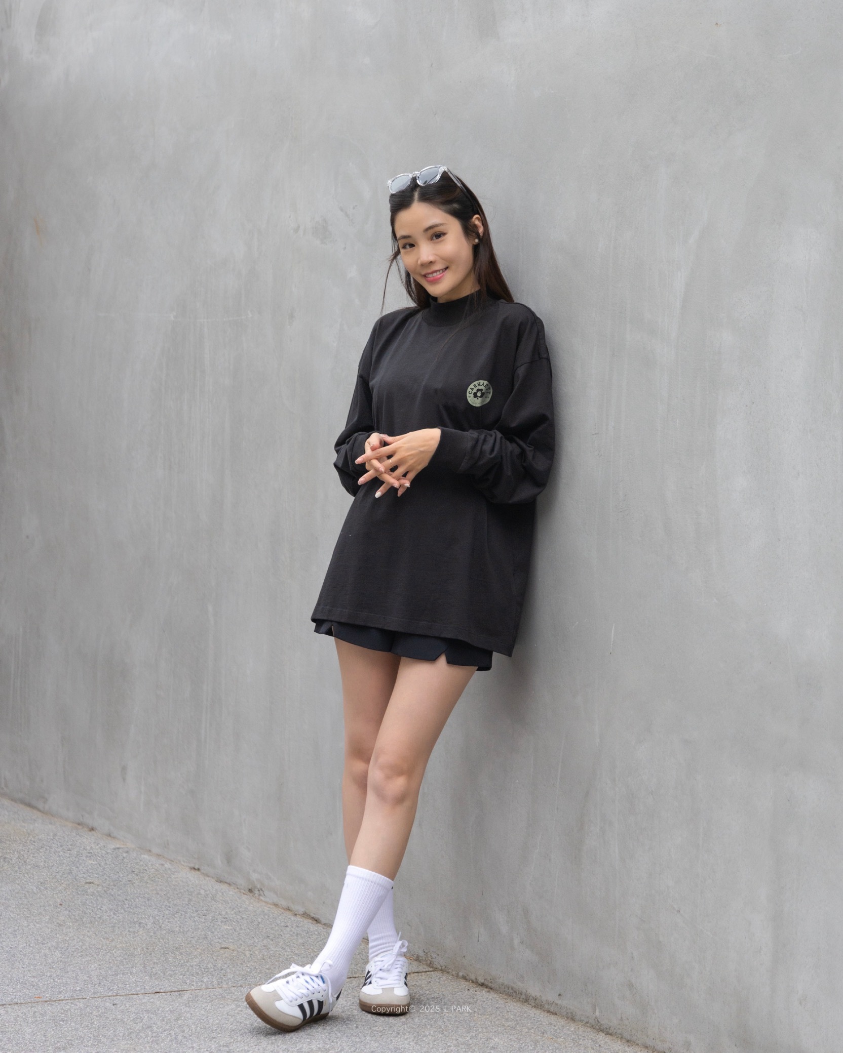 [ 預約販売 ] Carhartt - Loose Fit Heavyweight Long-Sleeve Shamrock Graphic T-Shirt