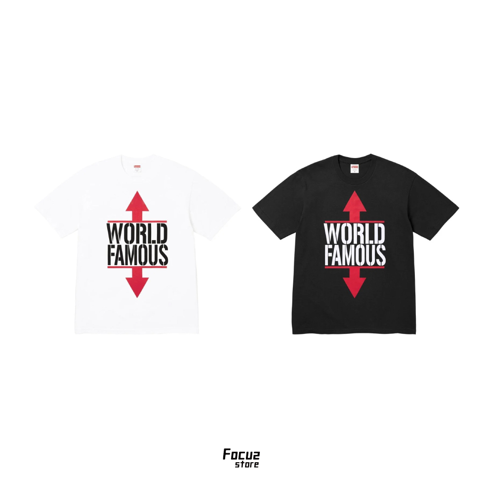 【Focus Store】現貨秒發 Supreme SS26 Week1 World Famous Tee 兩色 短袖