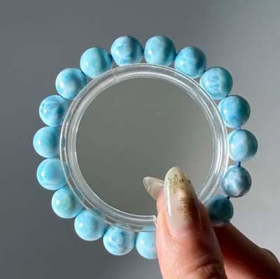 果石精選高階海紋石手鍊