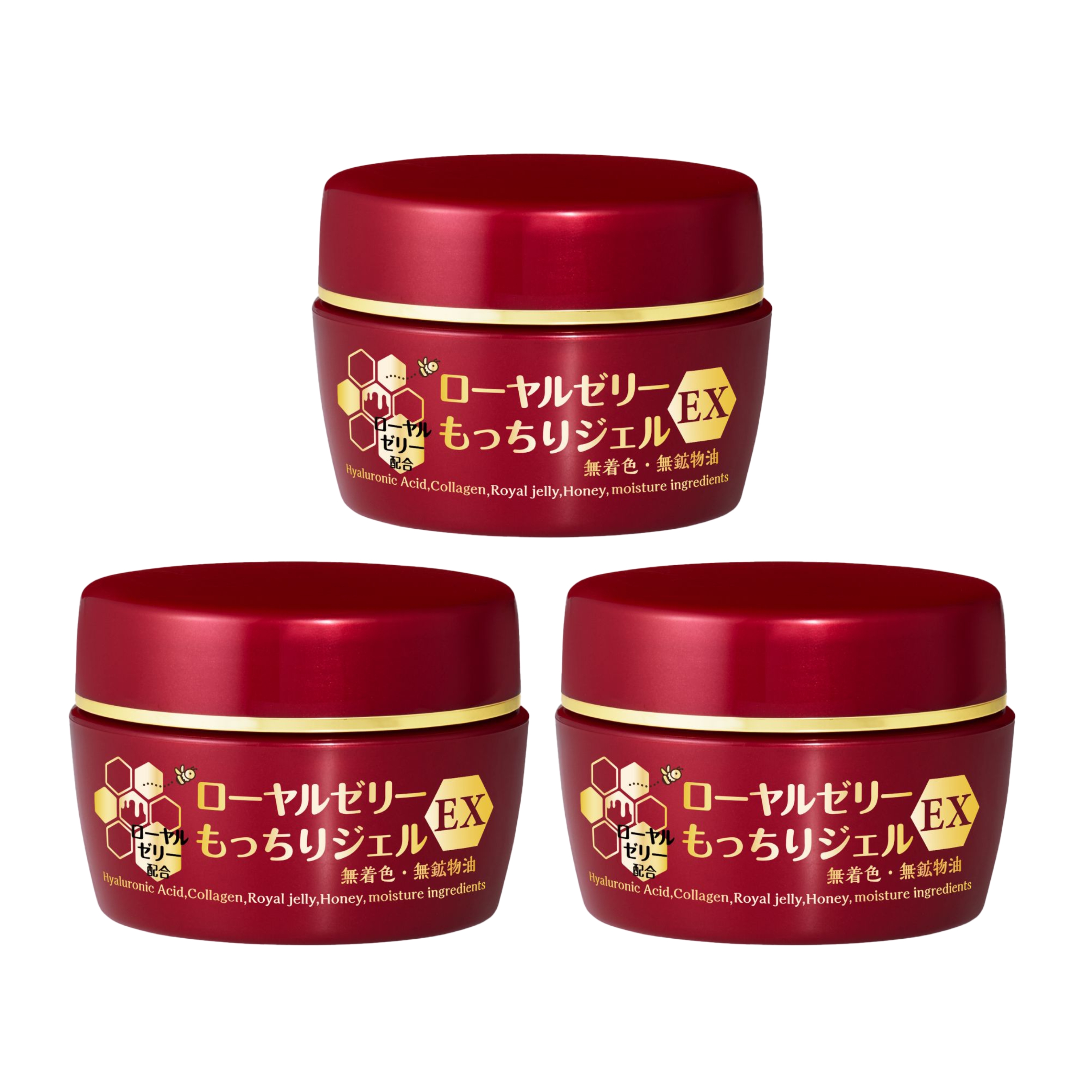 [3件套] 蜂王乳極潤深層保濕凝露EX 6合1面霜 75g