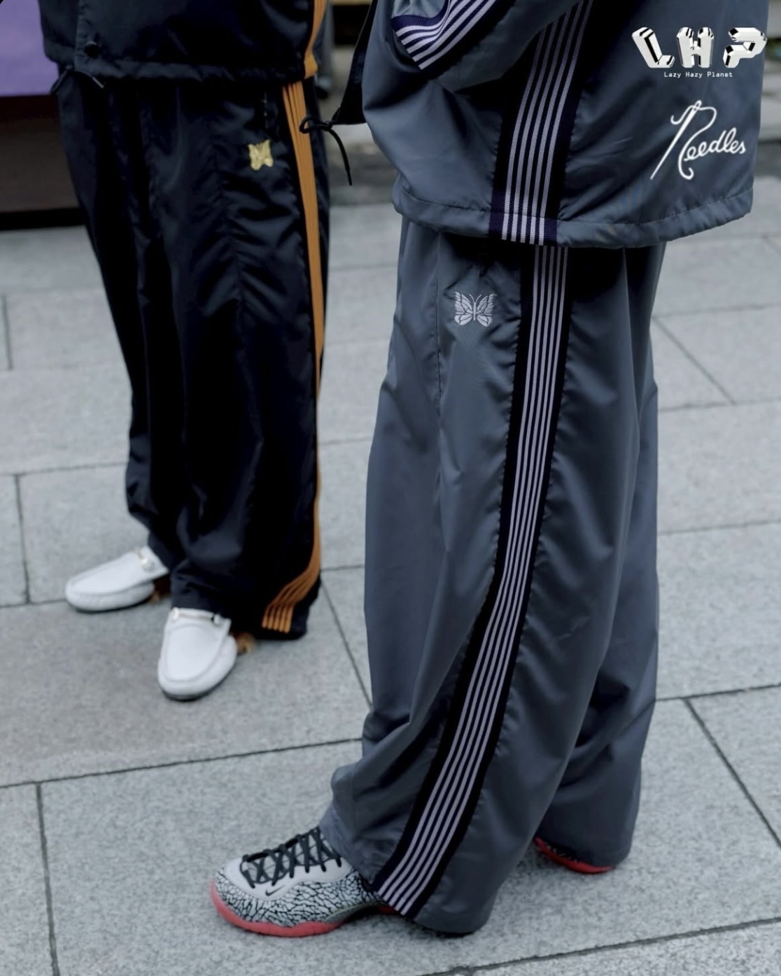 < NEEDLES聯名> 日本 LHP 獨家 別注 尼龍 HD Track  運動褲 兩色