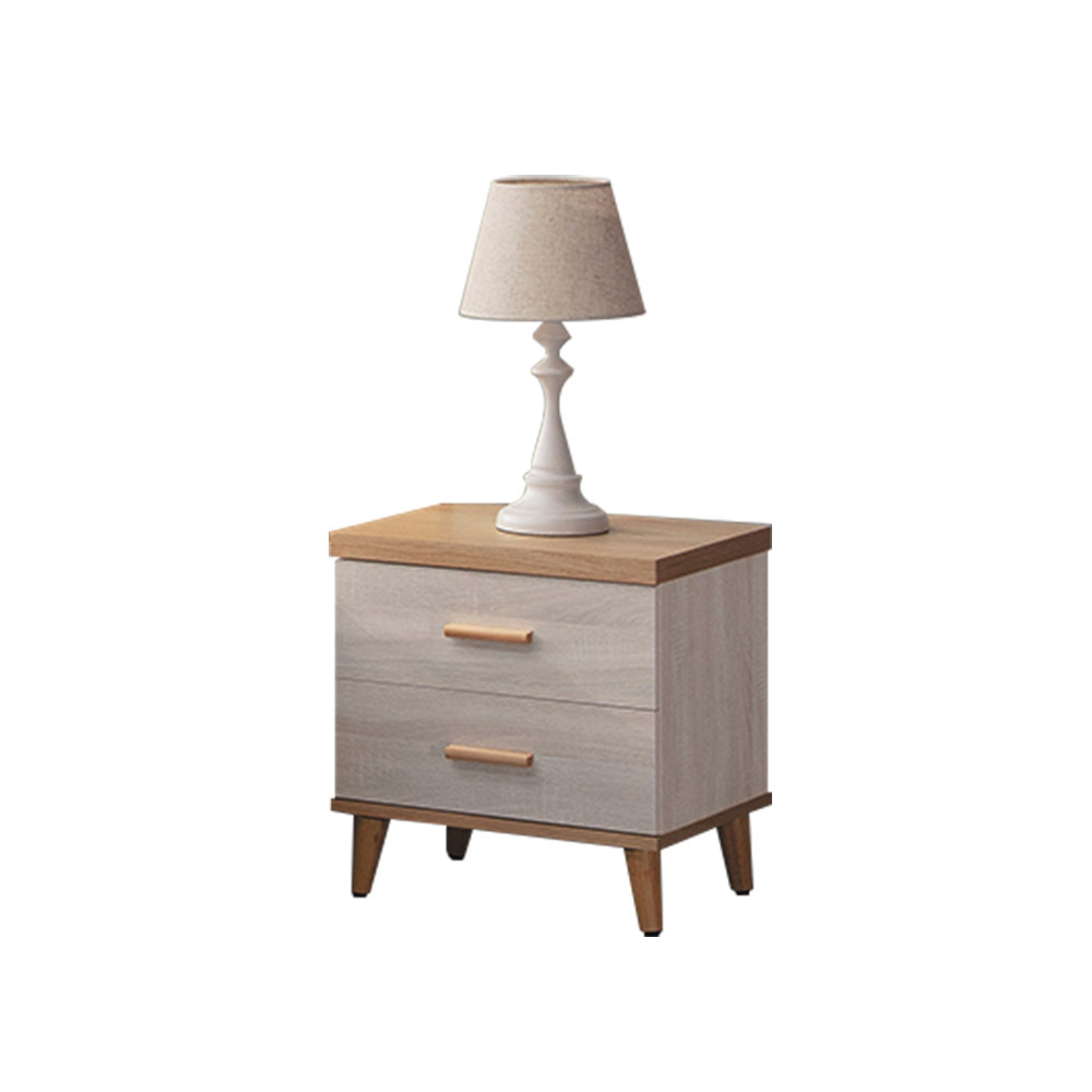 柏蒂家居-米諾1.6尺床頭櫃/二抽收納置物櫃