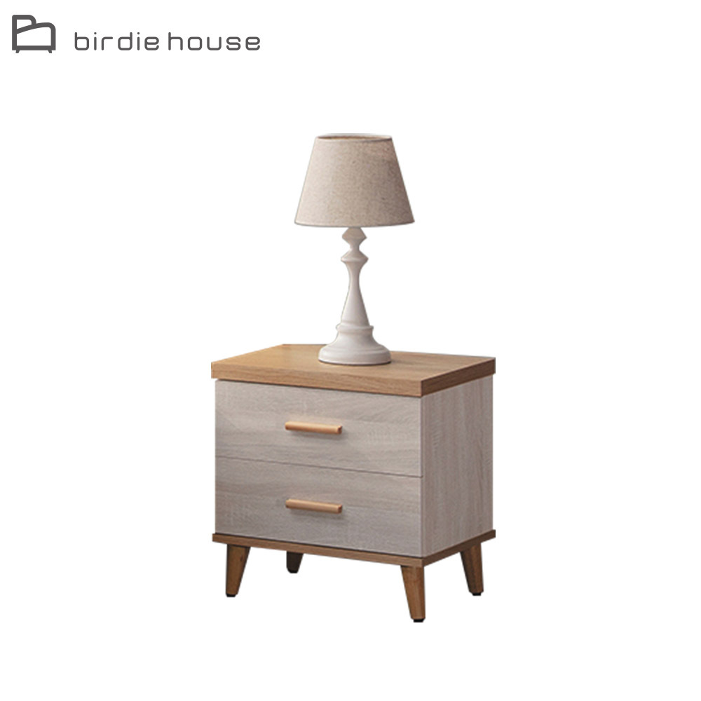 柏蒂家居-米諾1.6尺床頭櫃/二抽收納置物櫃