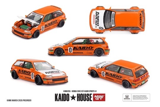 預訂 Pre Order - Kaido House Honda Civic (EF) Kaido Sports V1       (KHMG265)