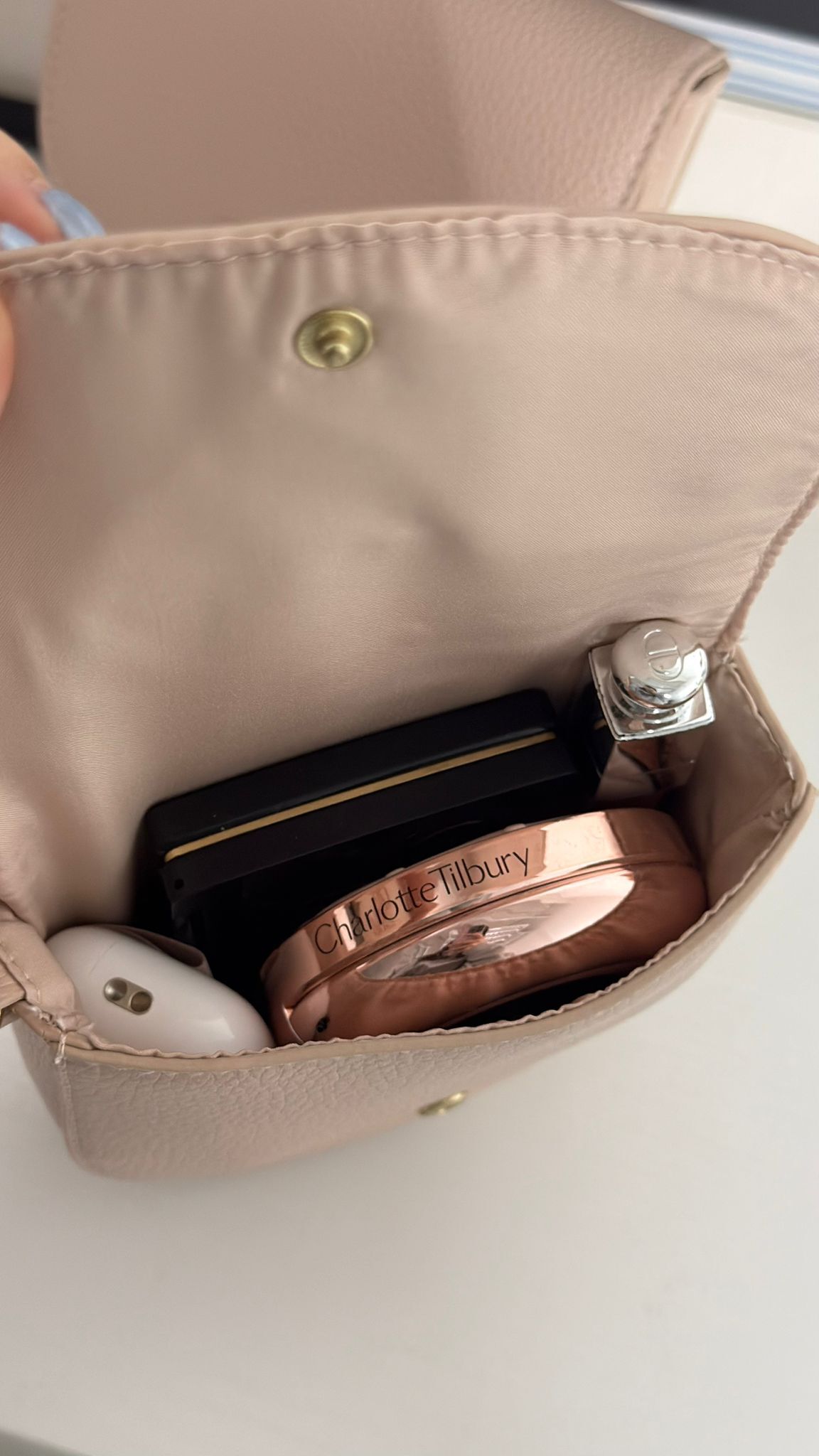 Chloe - 皮革手提化妝包