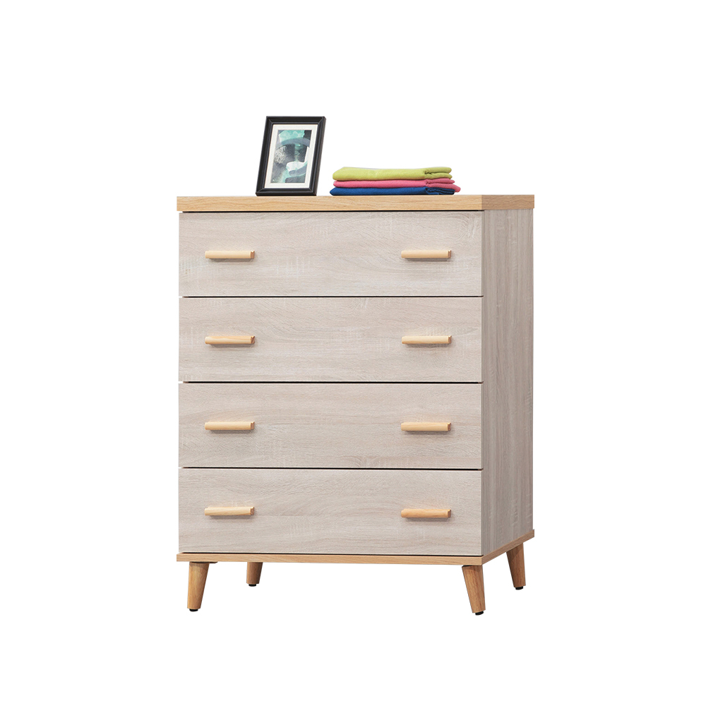 柏蒂家居-米諾2.7尺四斗櫃/四抽收納置物櫃