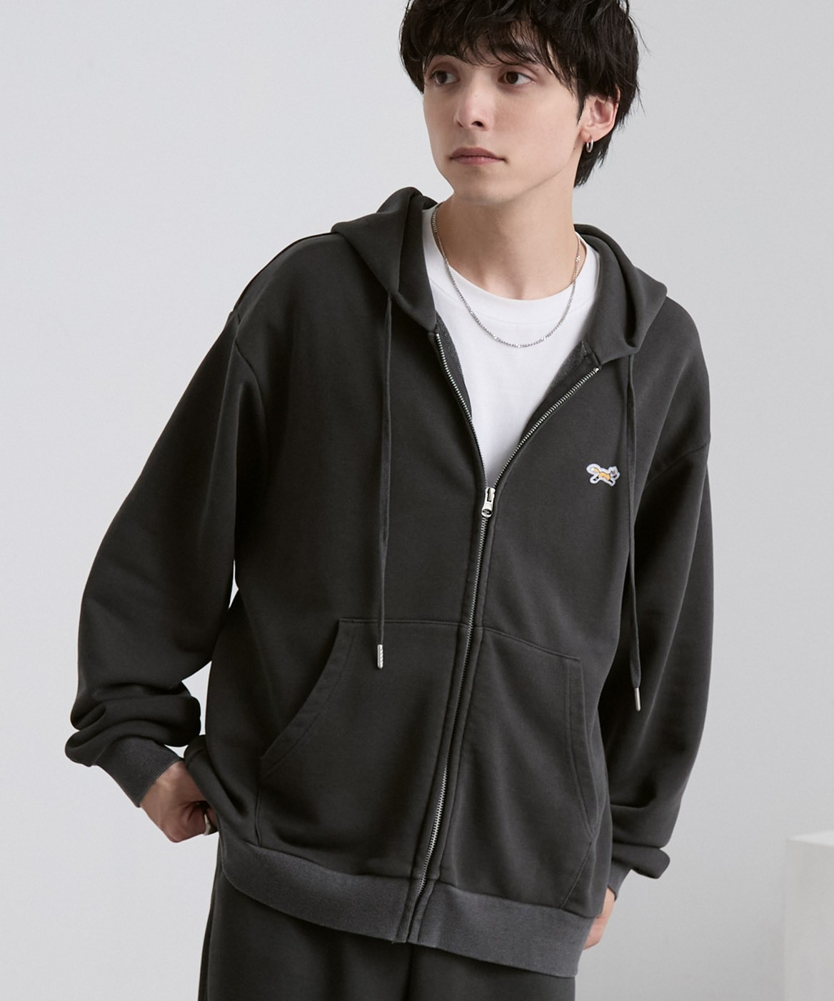 #預購 日本限定 PENNEYS THE FOX 狐狸小刺繡 復古水洗 重磅連帽拉鍊外套 四色