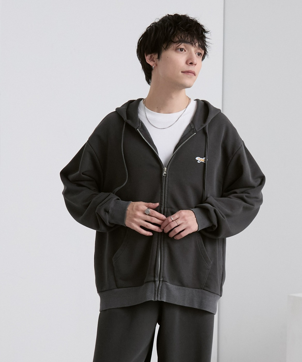 #預購 日本限定 PENNEYS THE FOX 狐狸小刺繡 復古水洗 重磅連帽拉鍊外套 四色