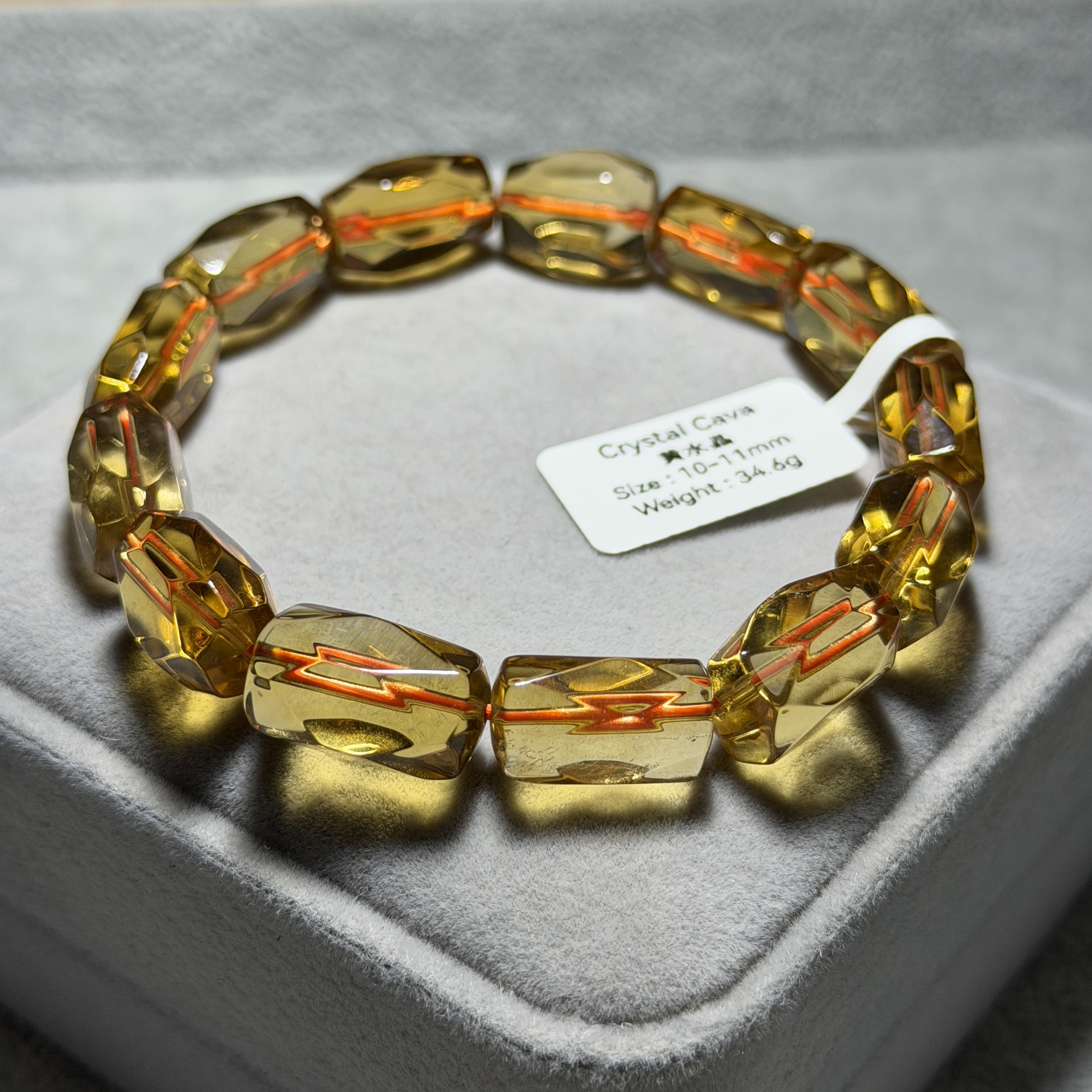 頂級黃水晶 10-11mm C1855