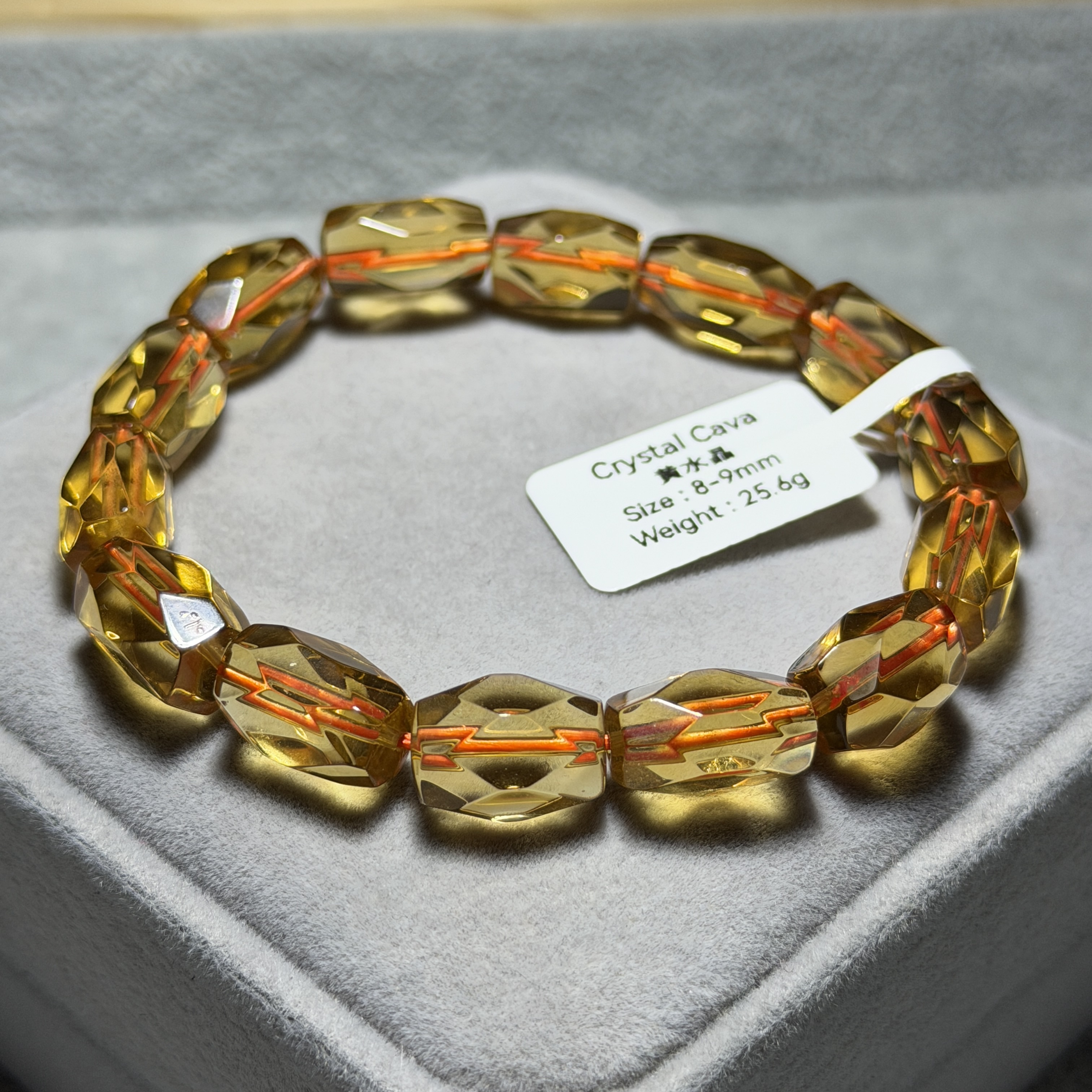 頂級黃水晶 8-9mm C1854