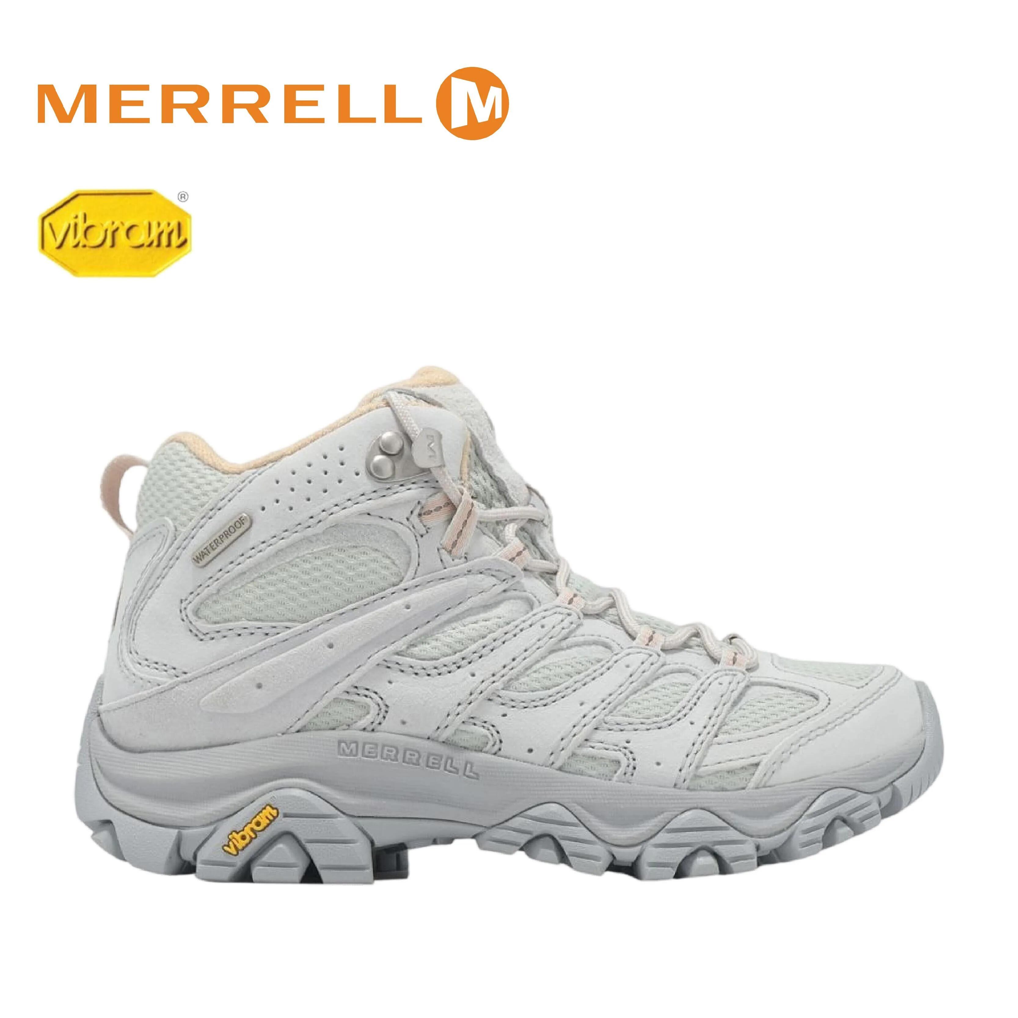 MERRELL 美國 MOAB 3 MID WP 登山健行鞋 女款(霧灰色) 32ML038792