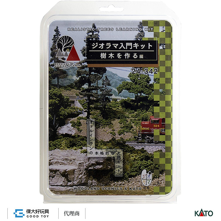 KATO 24-342 場景素材 入門套裝組 製作樹木篇