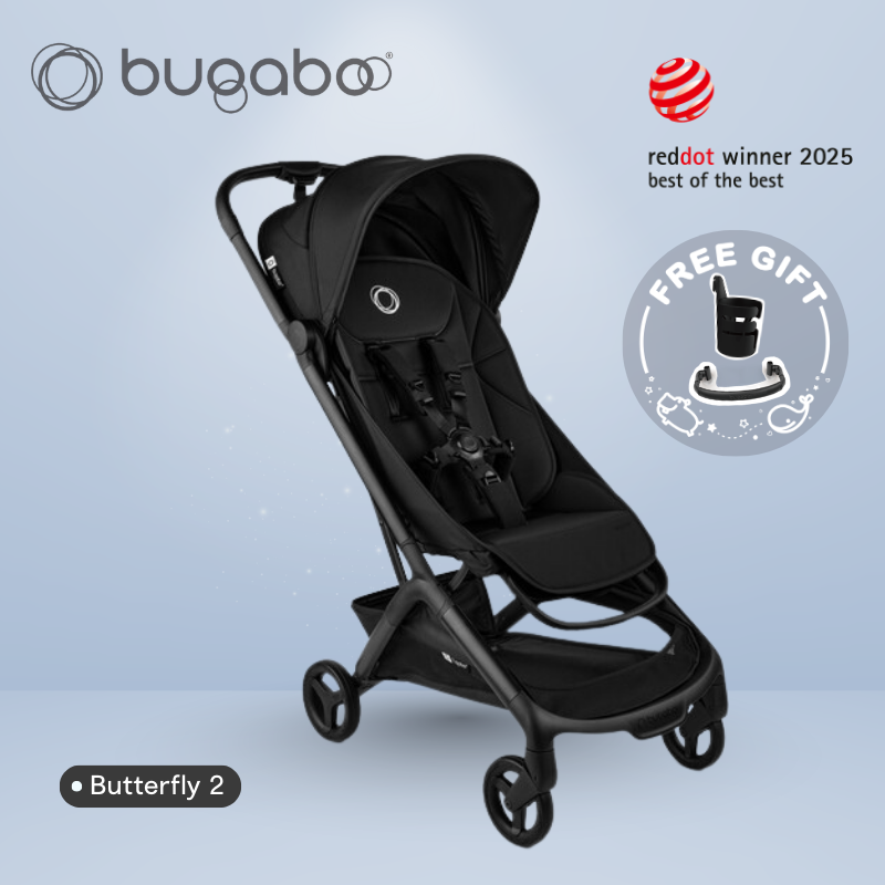 Bugaboo - Butterfly 2 旅行嬰兒車(經典黑)