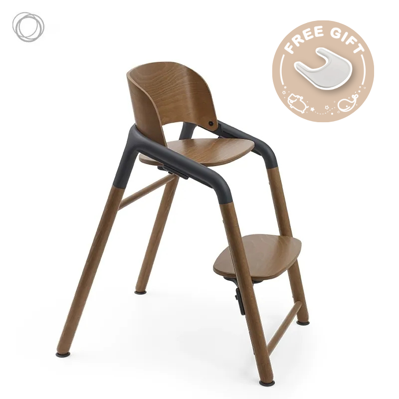 Bugaboo - Giraffe 兒童成長椅(暖木色/灰色)