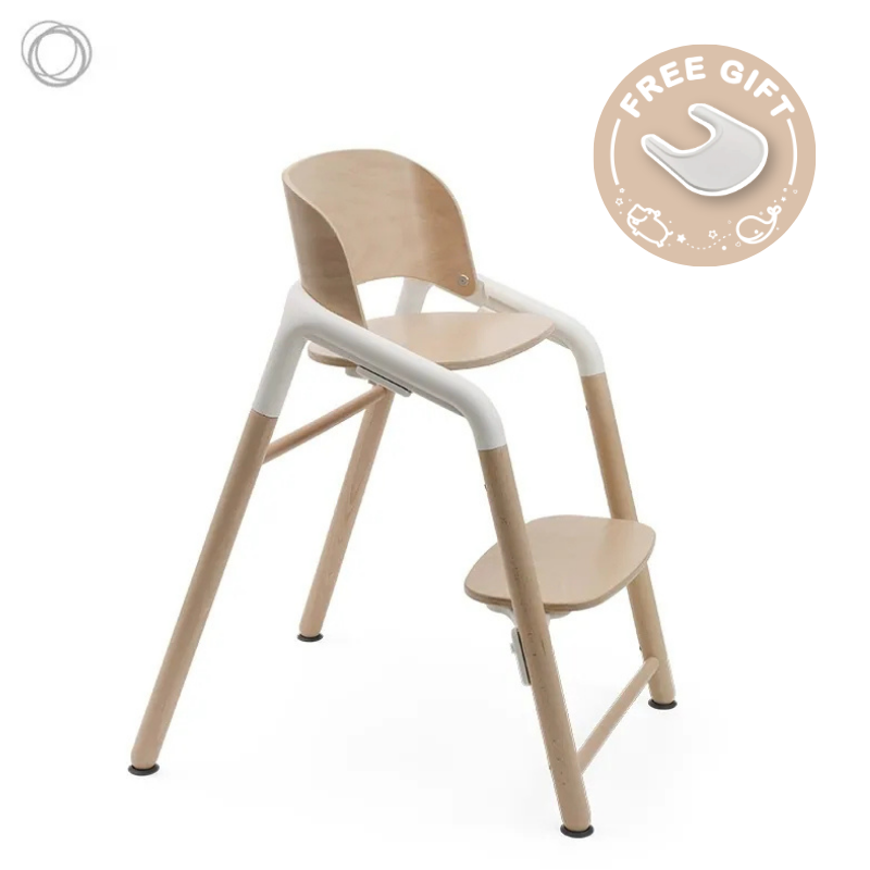 Bugaboo - Giraffe 兒童成長椅(原木色/白色)