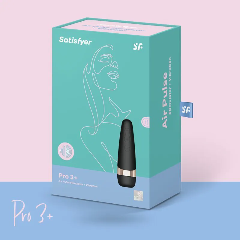 Satisfyer Pro 3 Vibration 吮吸式陰蒂按摩器吸啜器 震動升級版