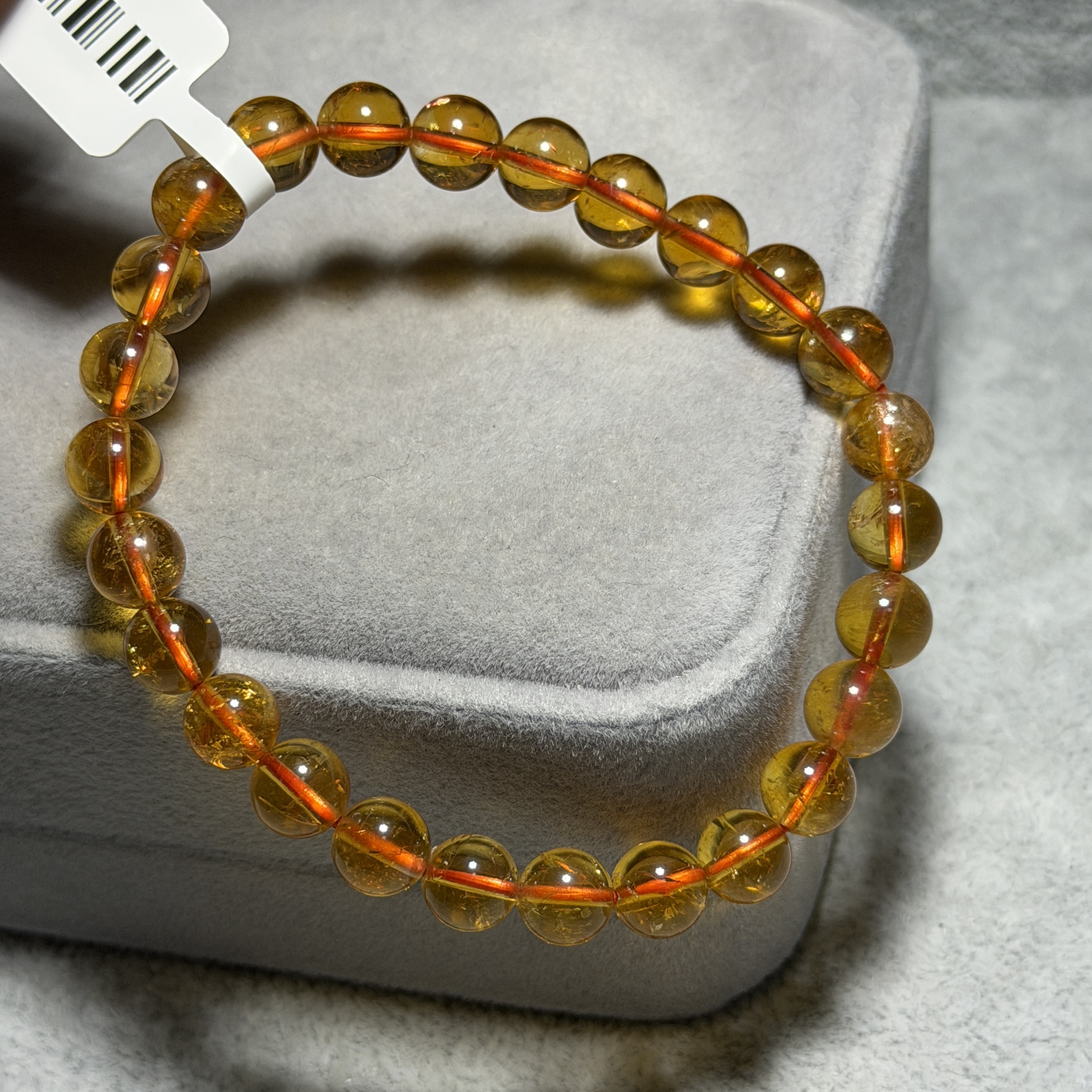 高級數黃水晶 7.4+mm C1847