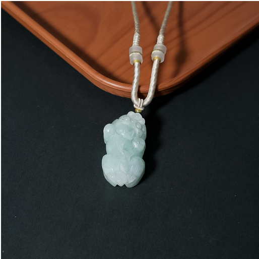 JAD-JJG0311-026 SYDA01014-翡翠貔貅吊墜 (B26)