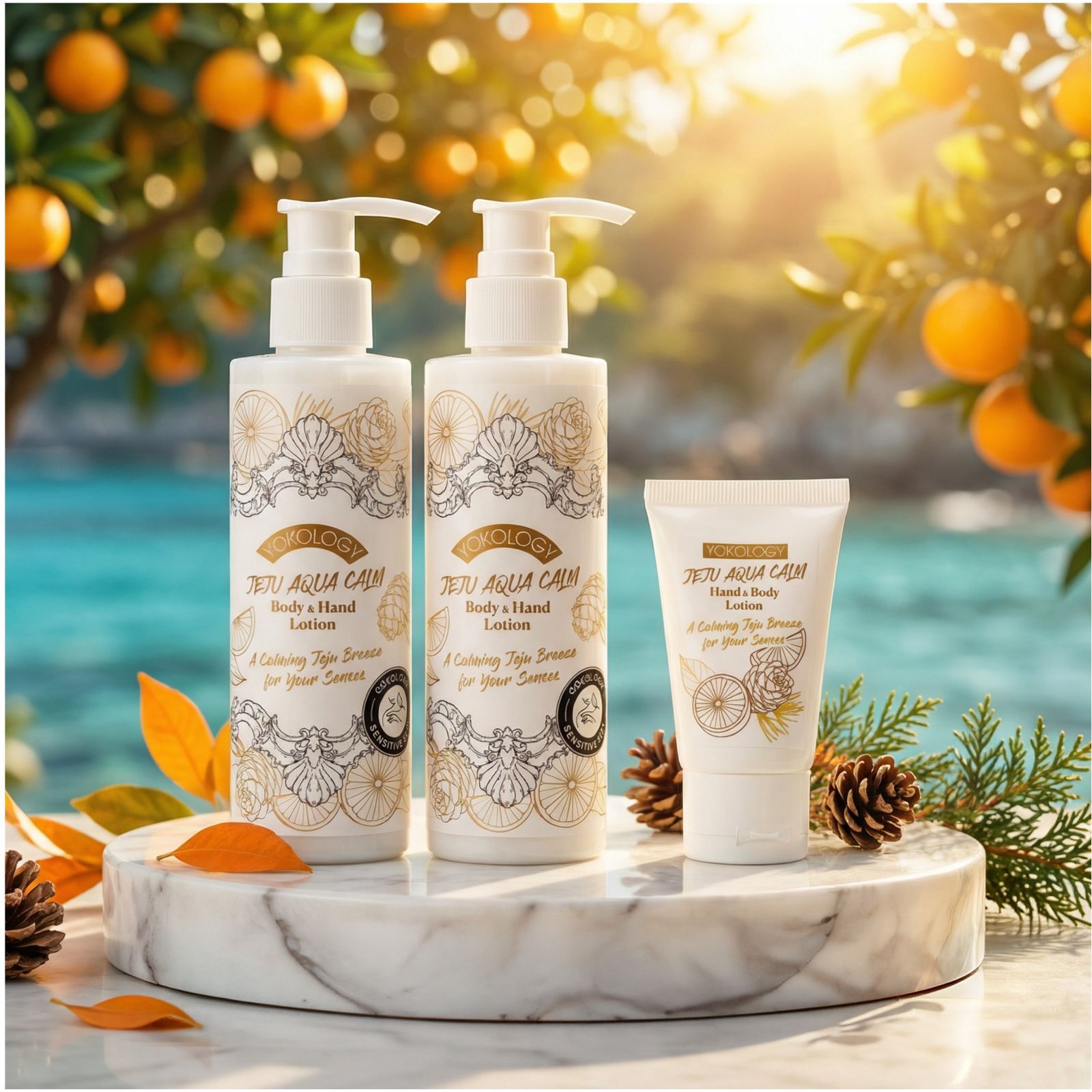 【兩支】濟州果香超水感屏障修護乳 「二合一身手乳」