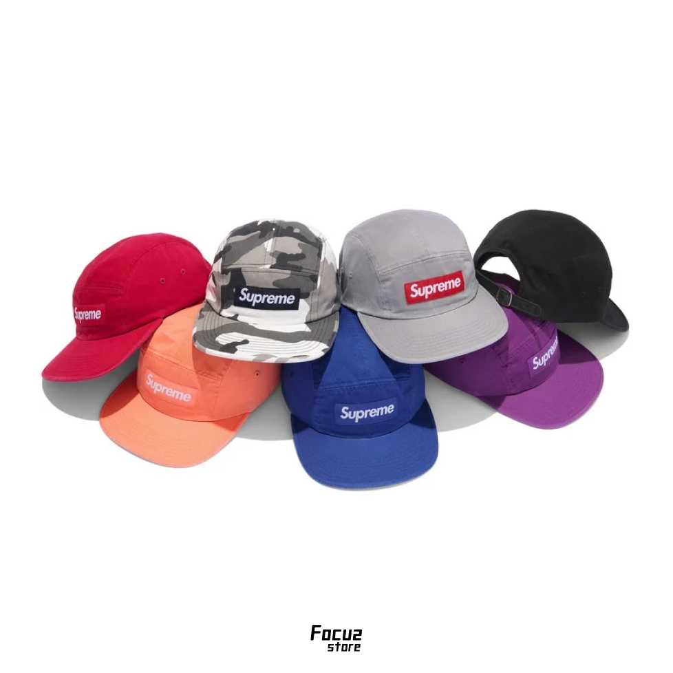 【Focus Store】現貨秒發 Supreme SS26 Week1 Washed Chino Twill Camp Cap 五分割帽 兩色