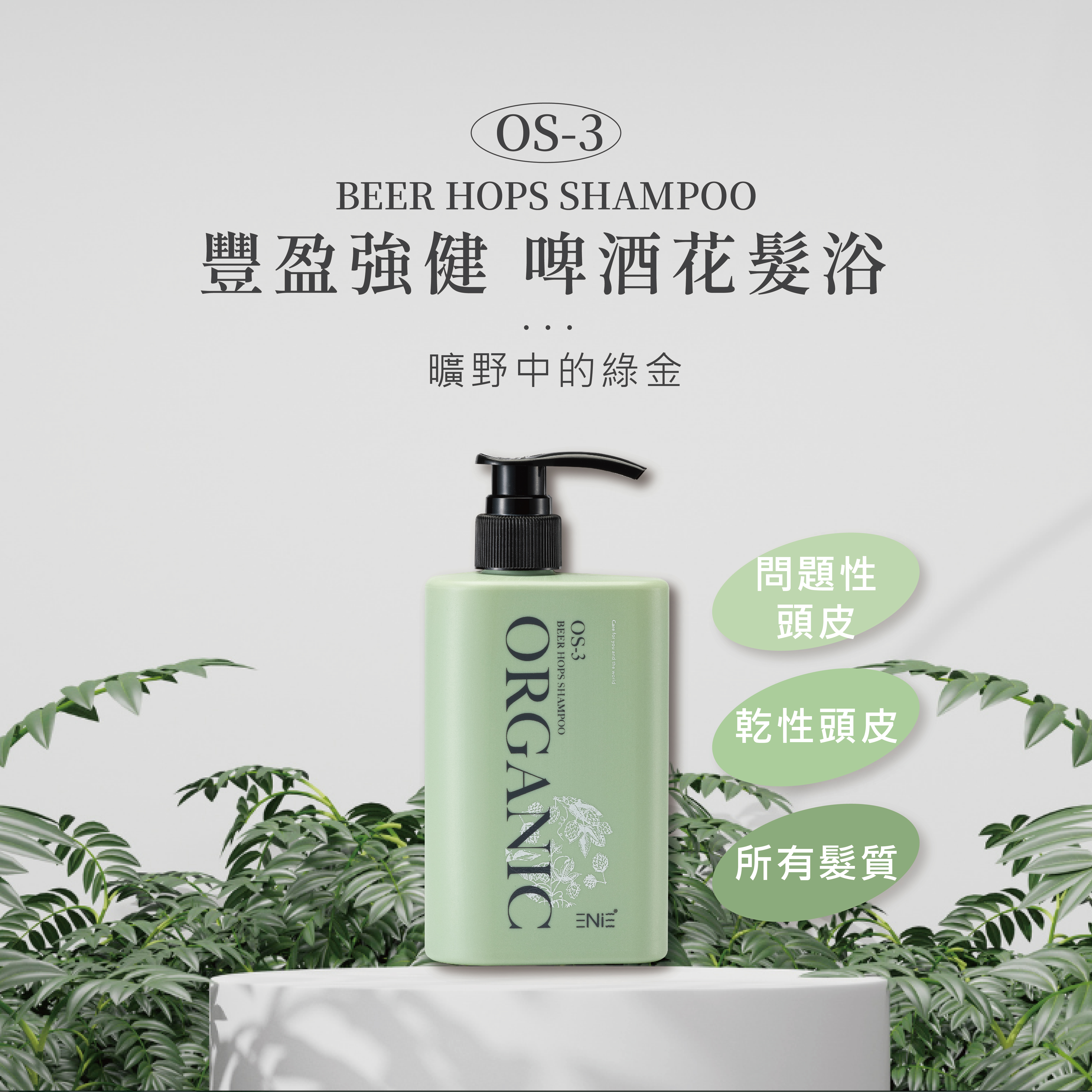 啤酒花蓬鬆洗髮精