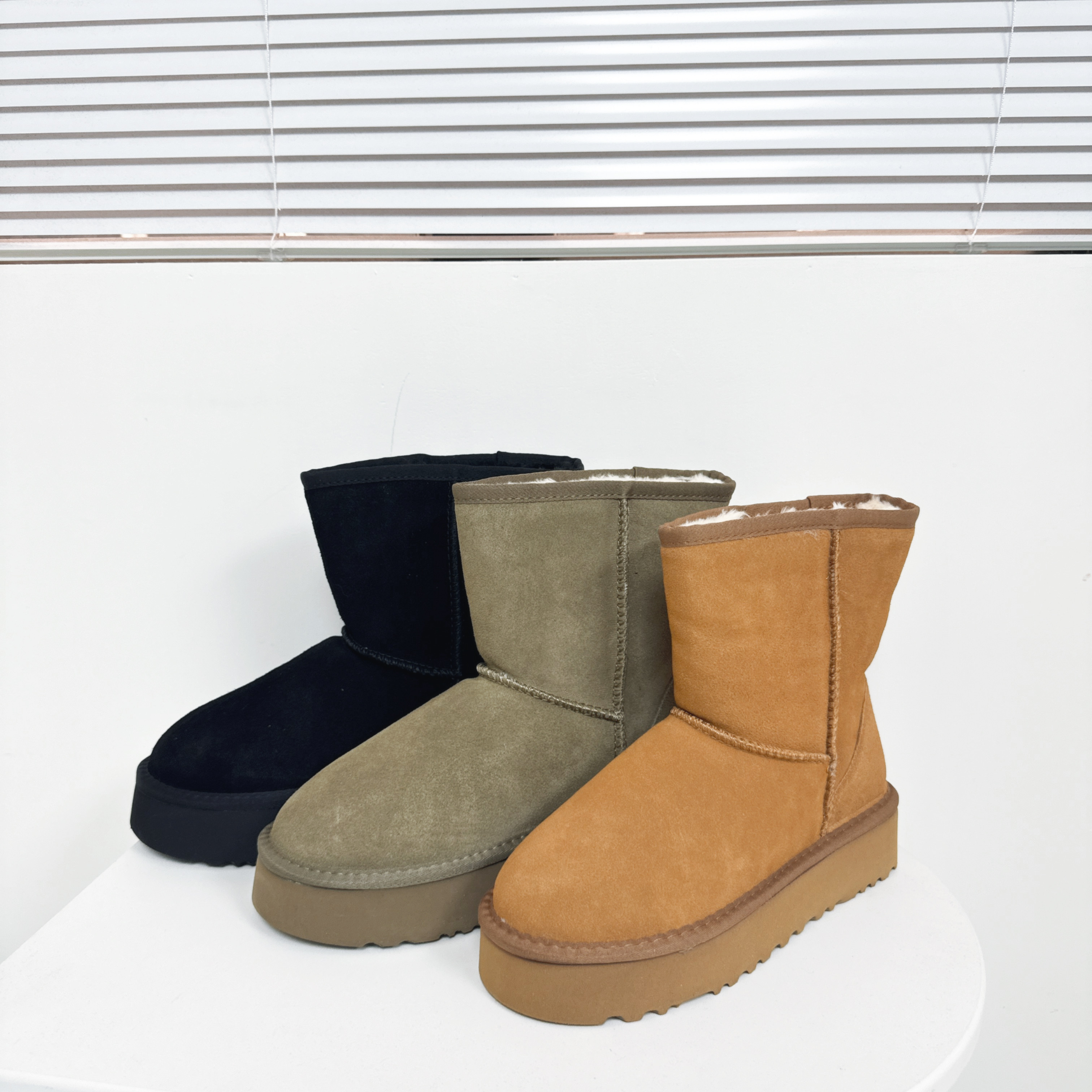 【Hoi2推介】厚底毛毛雪靴 (Y5-Y7)