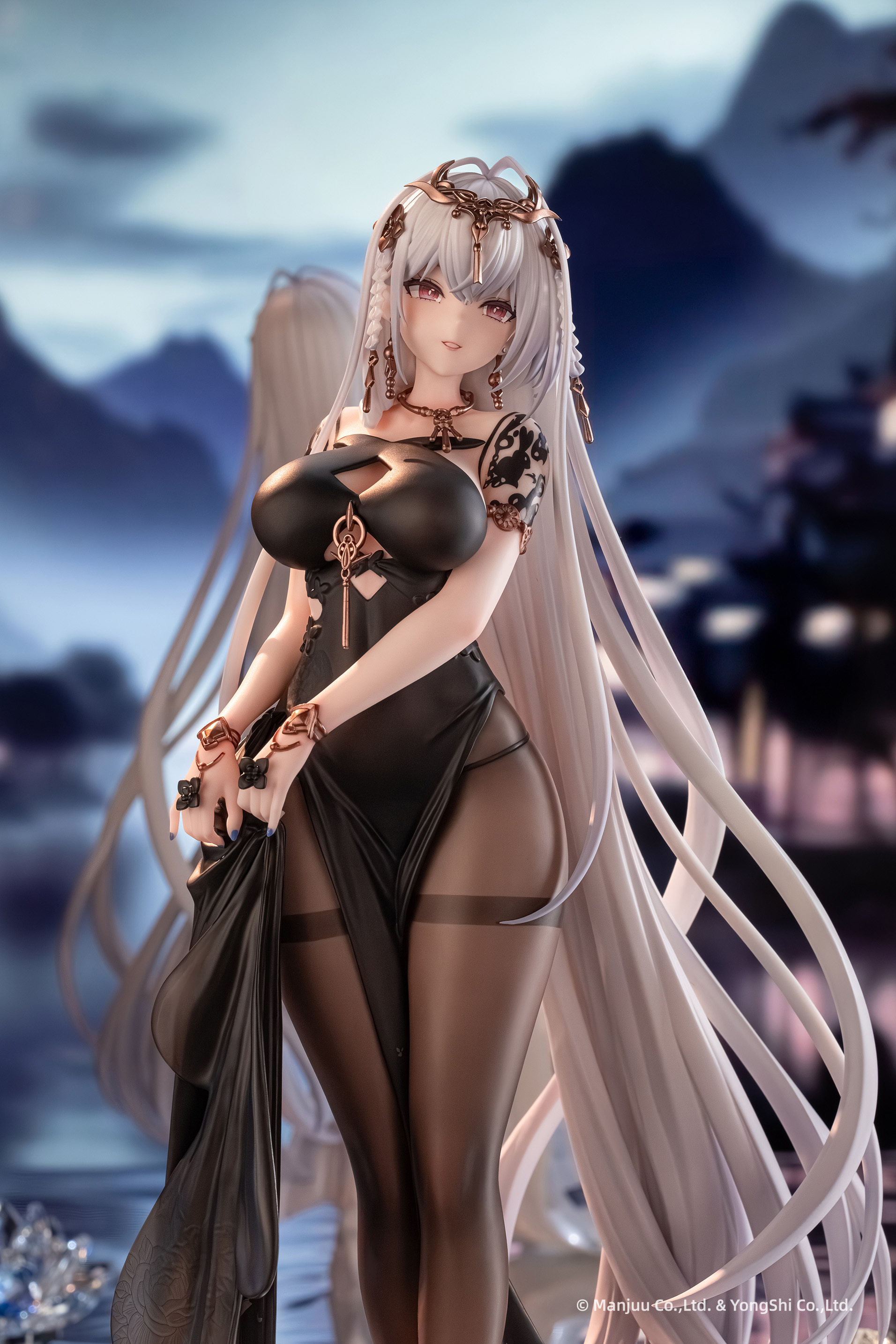 ANIGAME 碧藍航線 艾姆登 月銀聯盟 Ver. 1/6 比例 黑色 "AZUR LANE" EMDEN: MOONSILVER UNION VER. 1/6 SCALE FIGURE (BLACK) 日本代理版