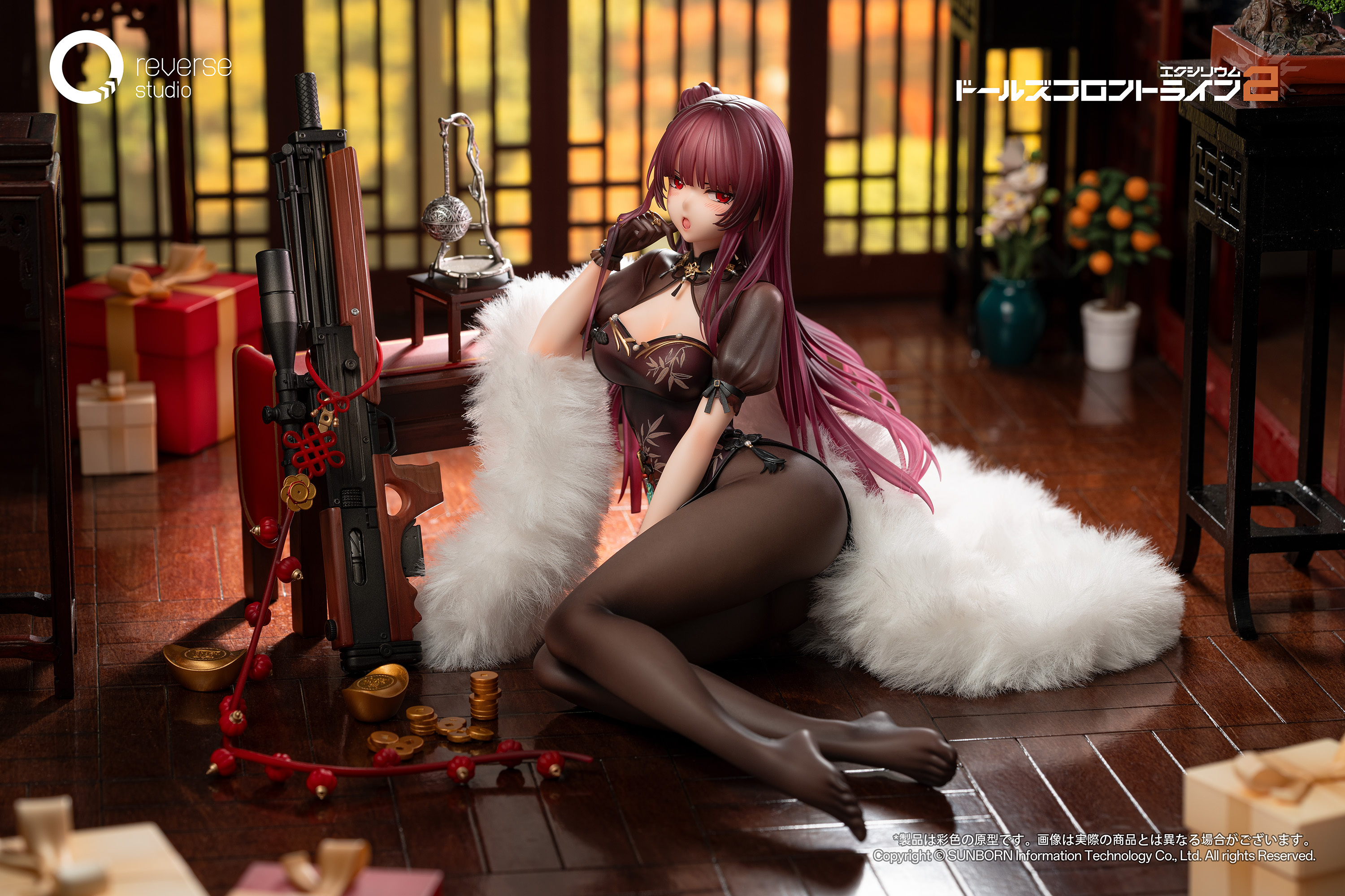 REVERSE STUDIO 少女前線2：流亡 瑪琪亞托：繡竹綻放的陰影 Ver. 1/6  "GIRLS' FRONTLINE 2: EXILIUM" MAKIATTO EMBROIDERED BAMBOO, BLOOMING SHADOWS. VER. 1/6 SCALE FIGURE 日本代理版