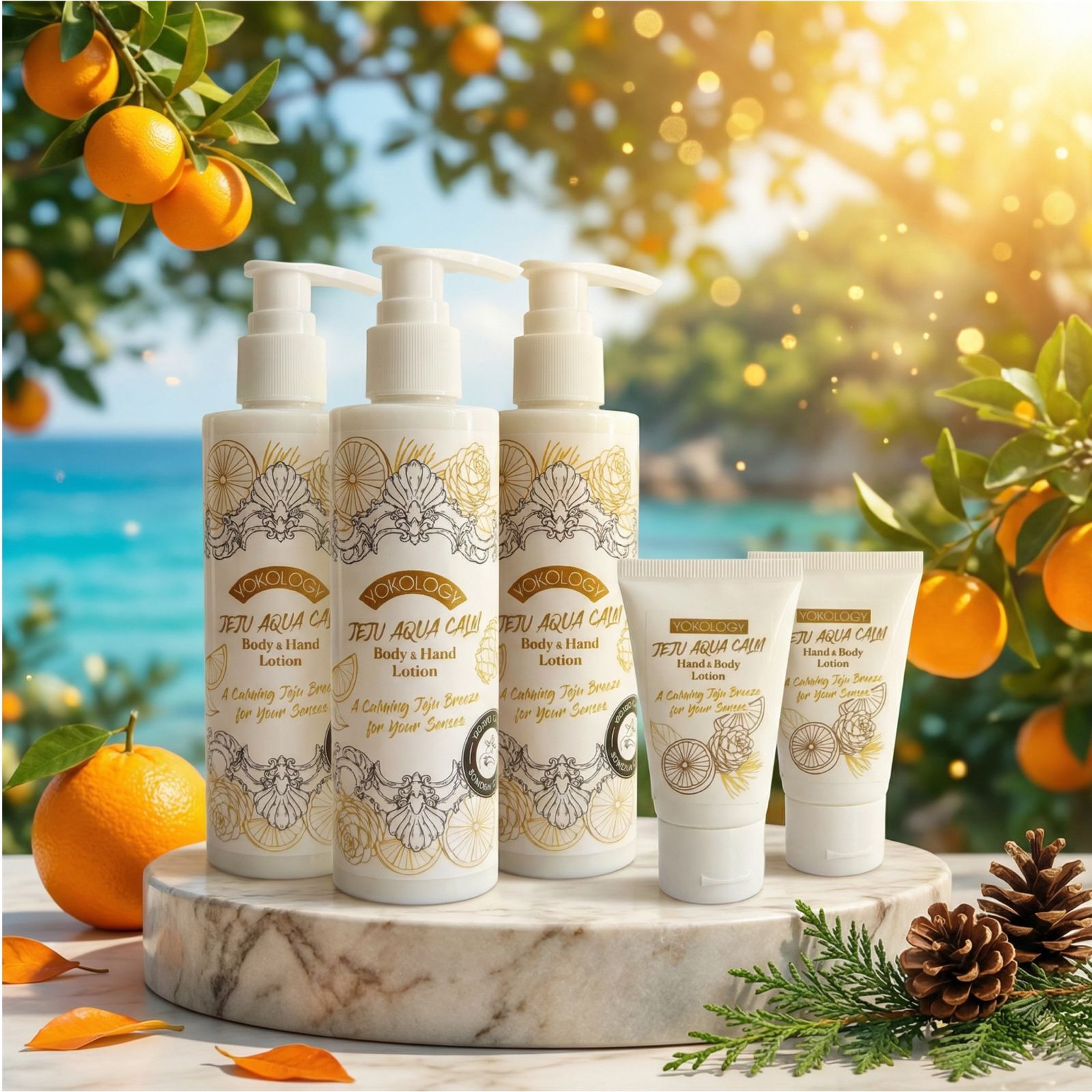 【三支】濟州果香超水感屏障修護乳 「二合一身手乳」