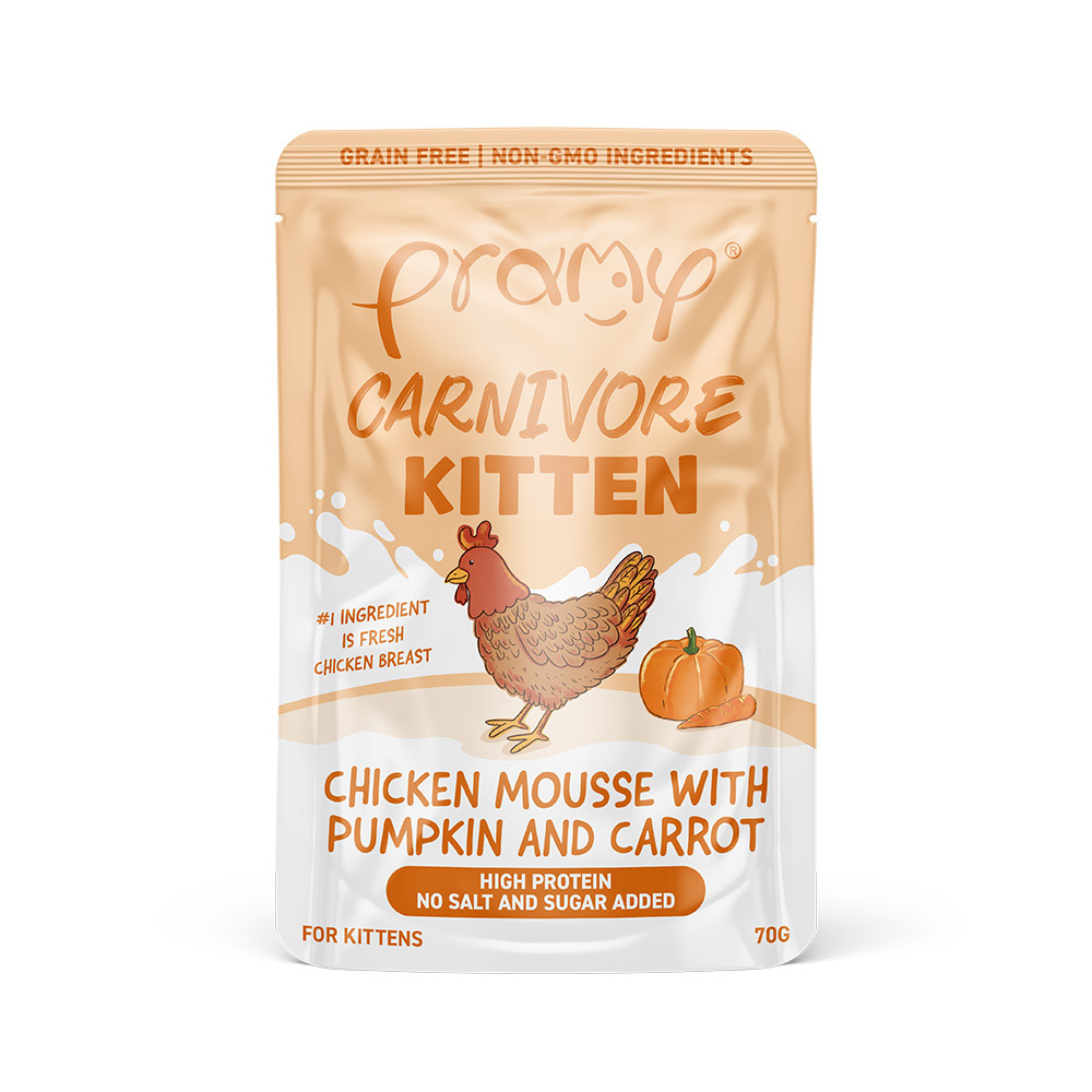 Pramy 爆肉高蛋白 雞肉慕斯+南瓜紅蘿蔔