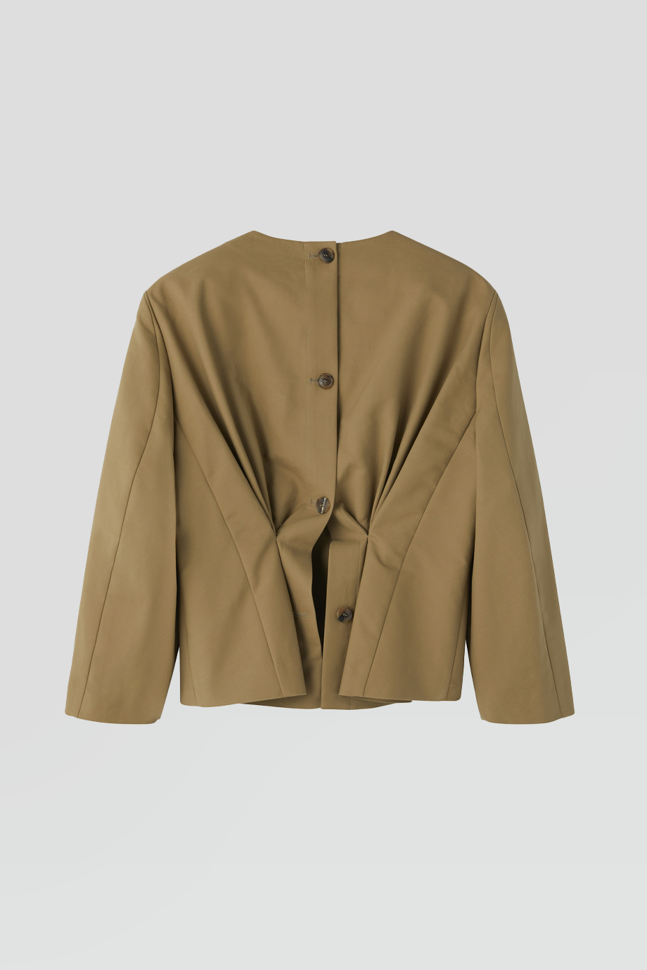 RECTO｜OPEN BACK 露背荷葉上衣