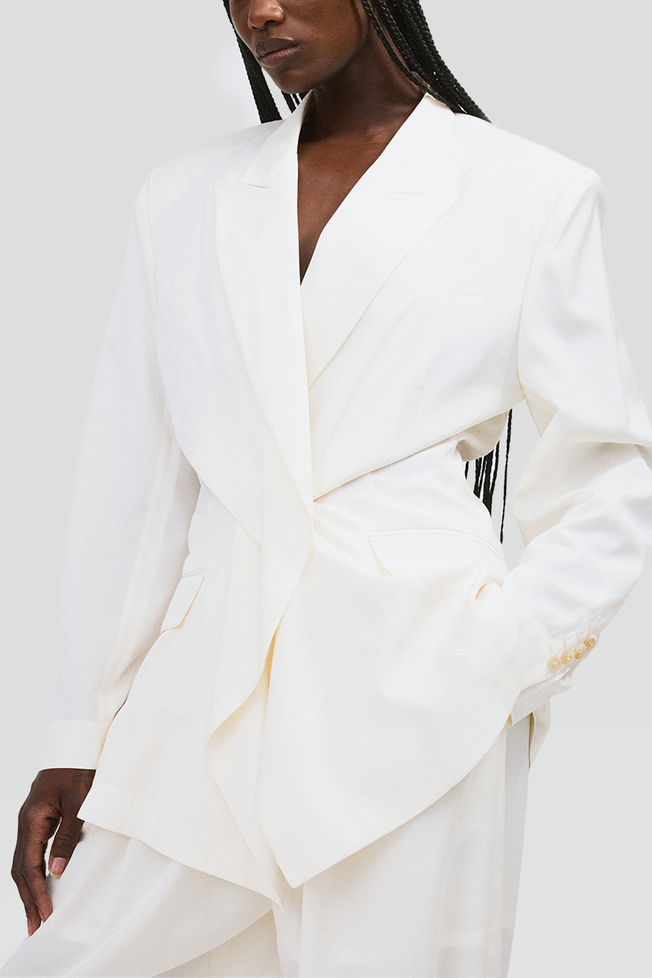 RECTO｜DRAPE 垂墜感西裝外套