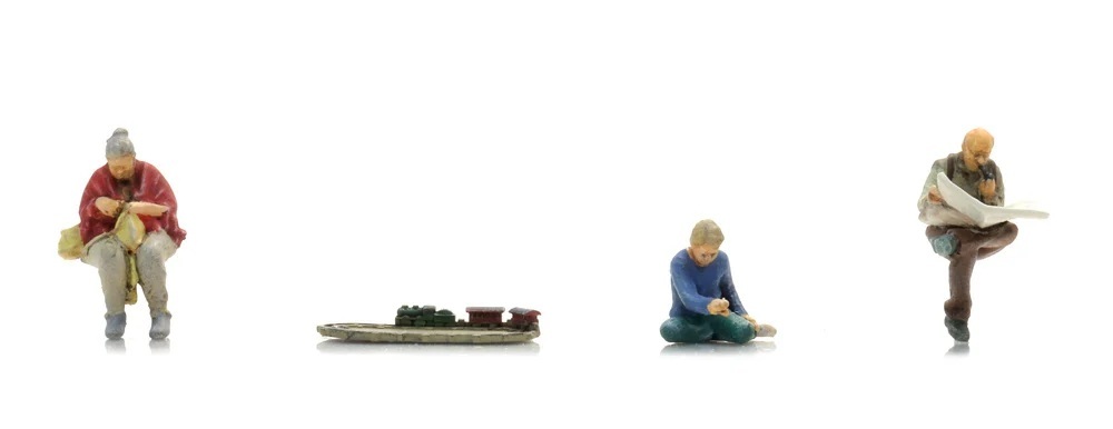 Artitec 5870133 HO規 祖孫時光-爺爺奶奶與孫子