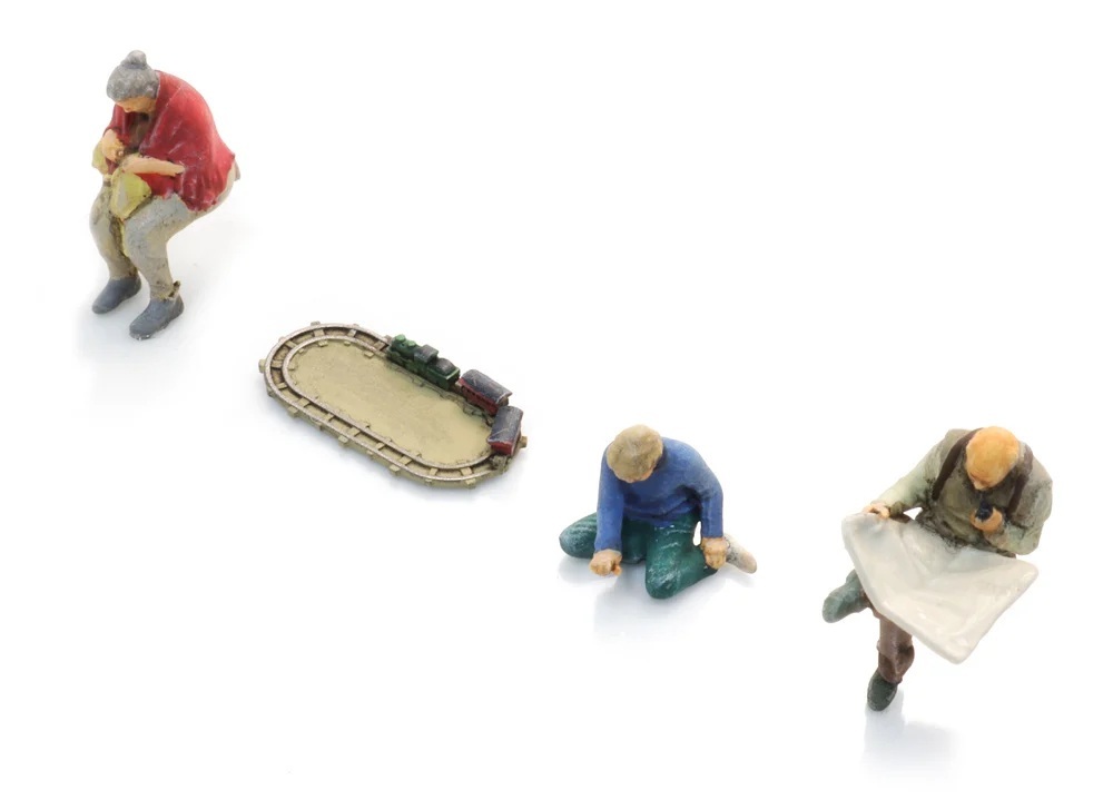 Artitec 5870133 HO規 祖孫時光-爺爺奶奶與孫子