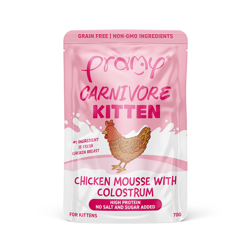 Pramy 爆肉高蛋白 雞肉慕斯+初乳