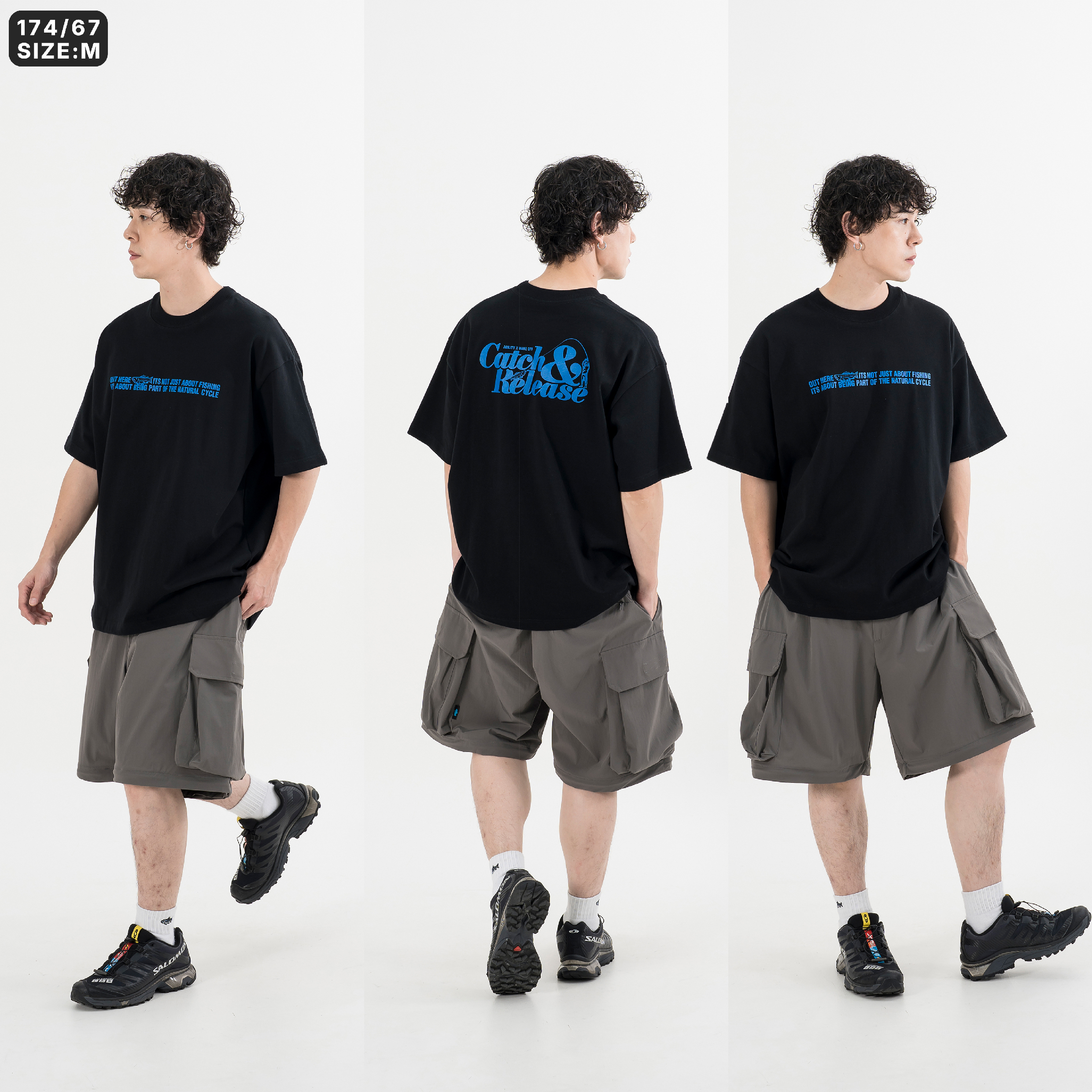 AGILITY x WAVE OFF / Collaboration Image Tee 釣魚 圖像短Tee [AGW1]