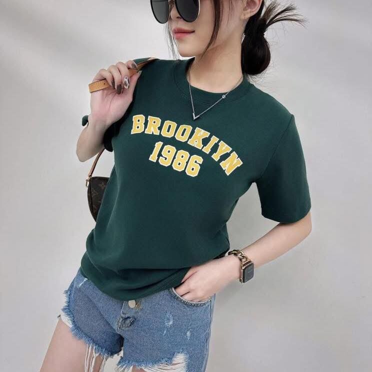 【一定要囤的美式字母彈性棉tee】（現貨）