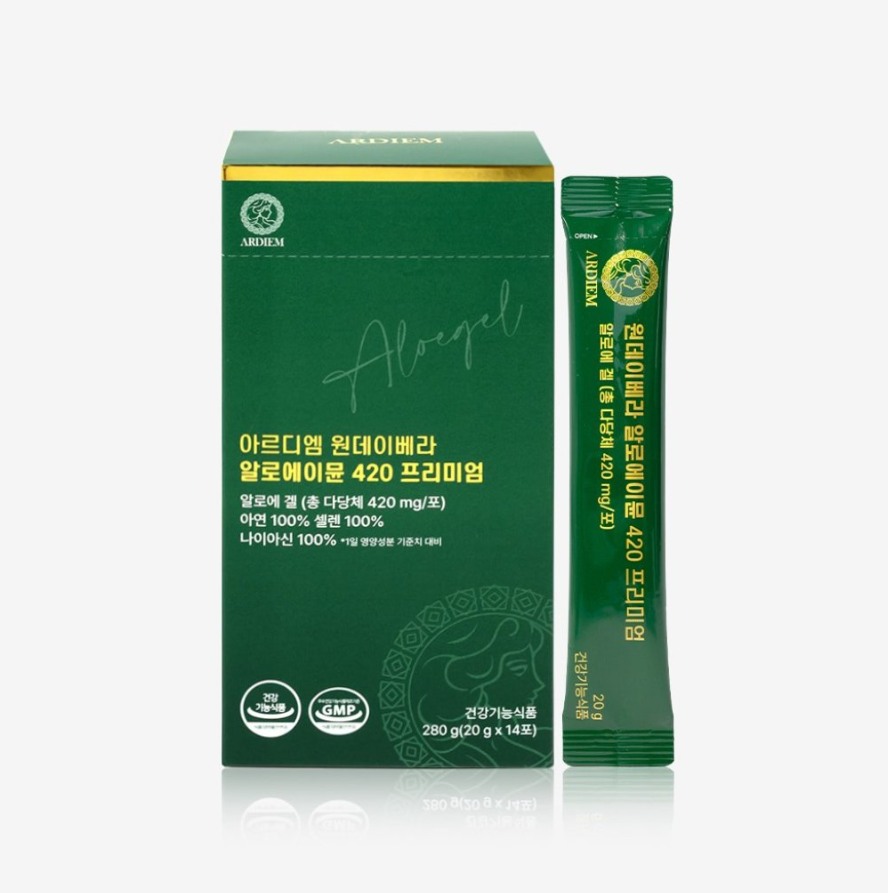 韓國代購 ARDIEM 蘆薈免疫果凍升級版420 Oneday Vera Aloe Immune 420 Premium 20g x 14ea💥買2送2💥