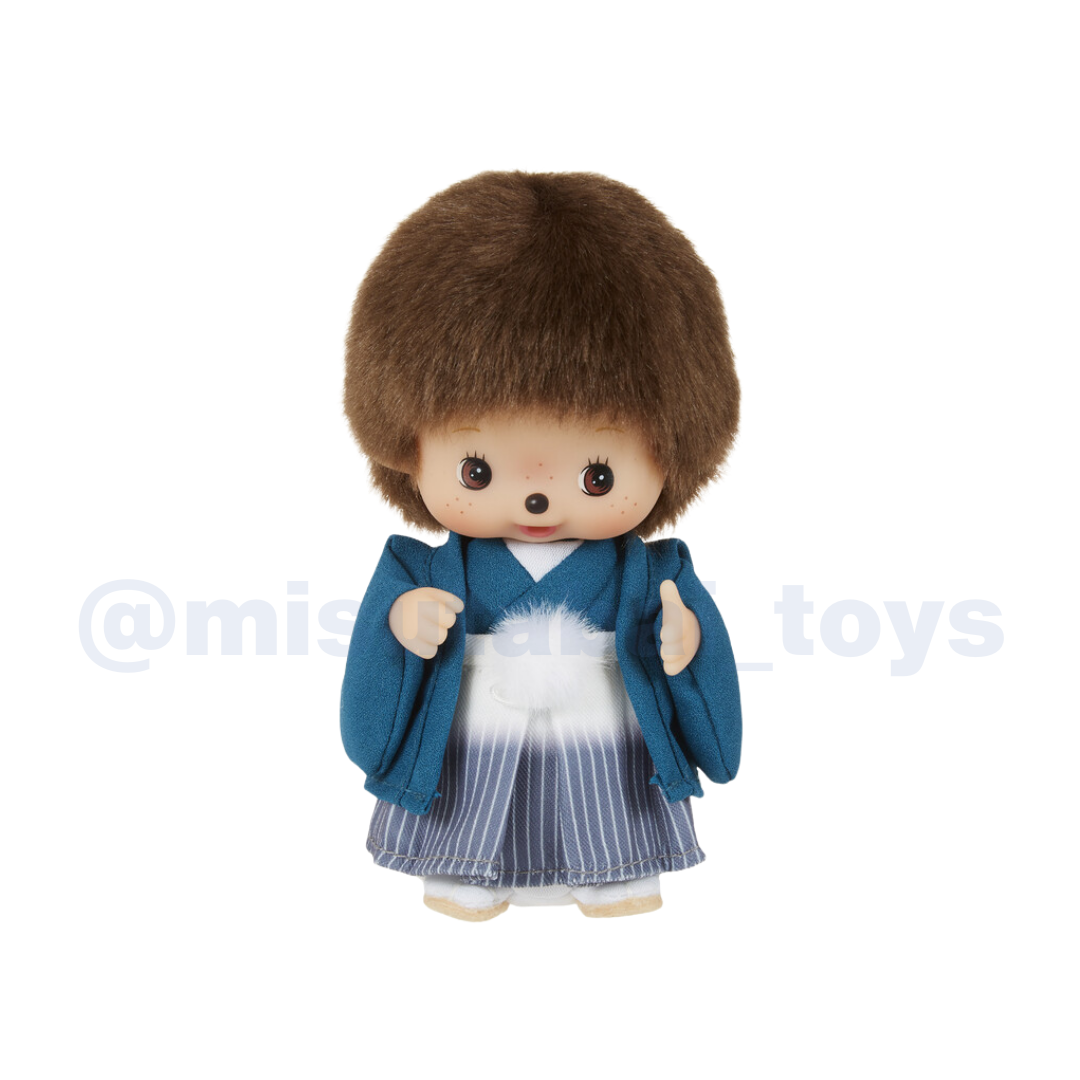 Monchhichi Babychichi 男仔藍色和服掛件公仔 (14cm)