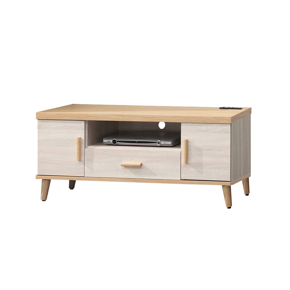 柏蒂家居-米諾4尺二門一抽電視櫃/長櫃/視聽櫃