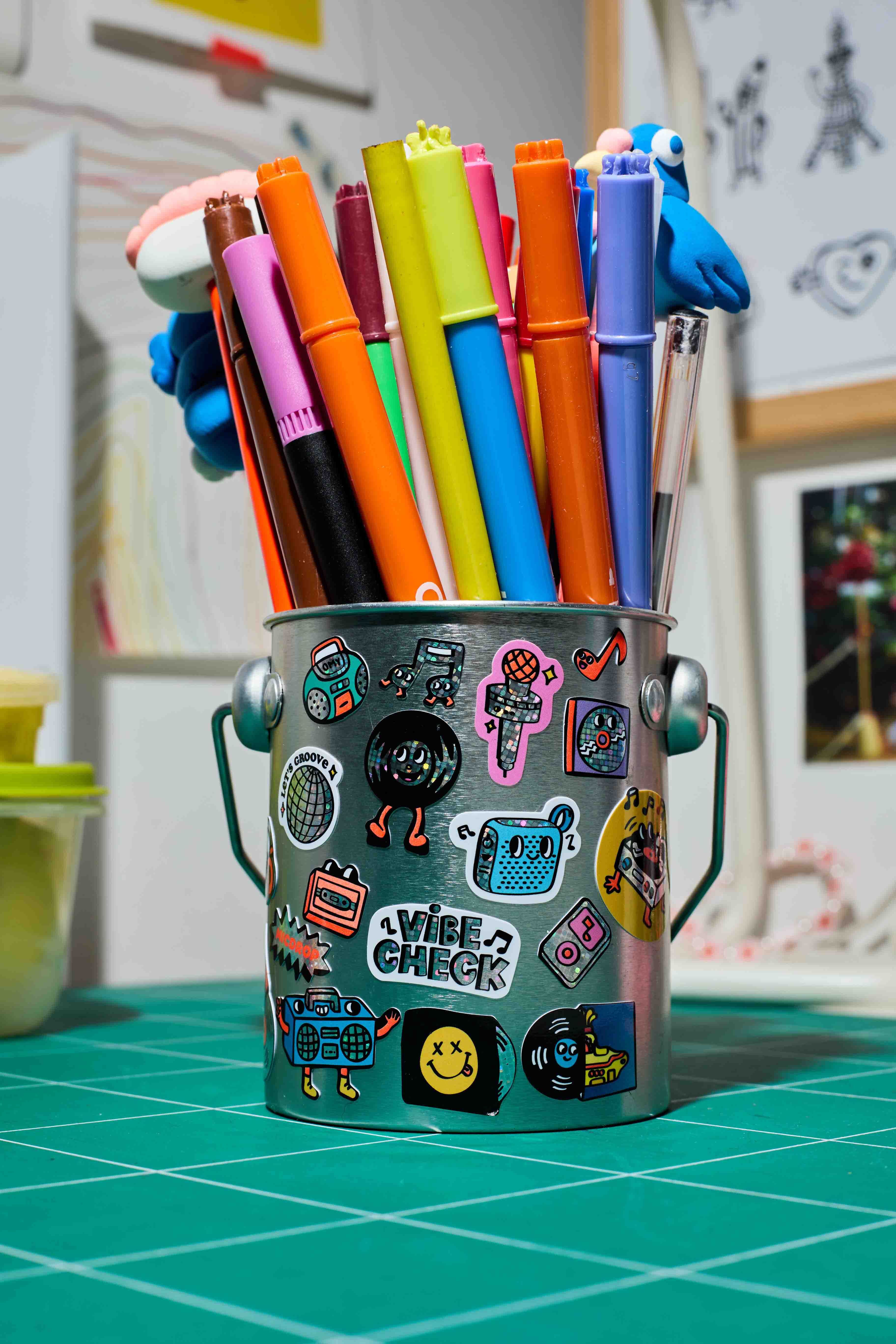 OMY 小小城市貼紙-音樂星球