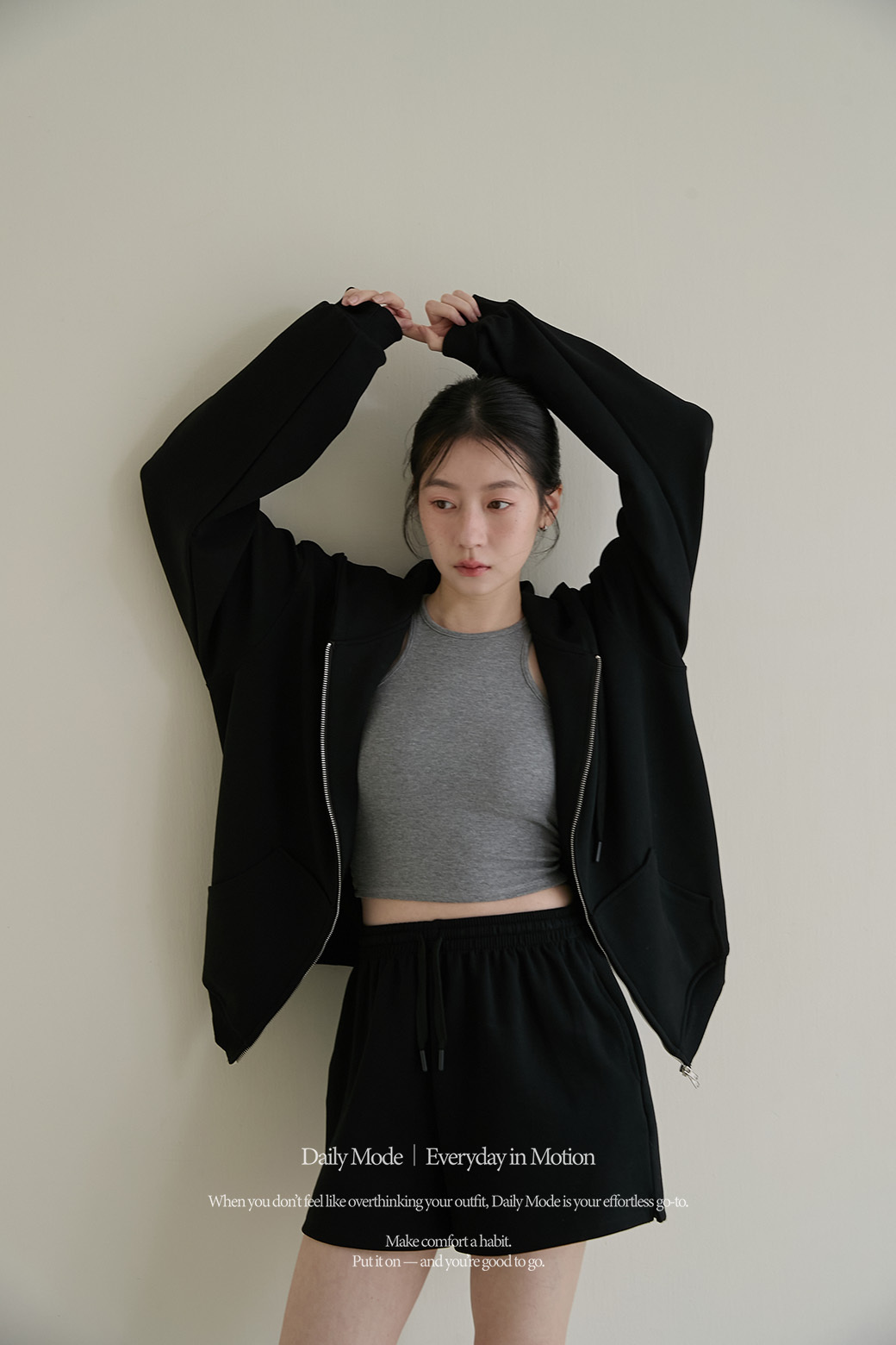 ：Daily mode 高密棉日常簡約短褲-3色