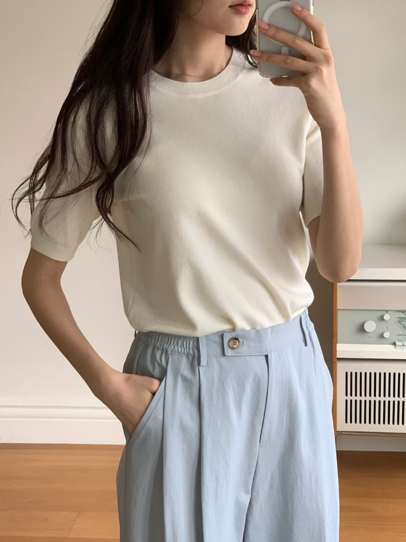 衣櫃必備的氣質百搭針織上衣